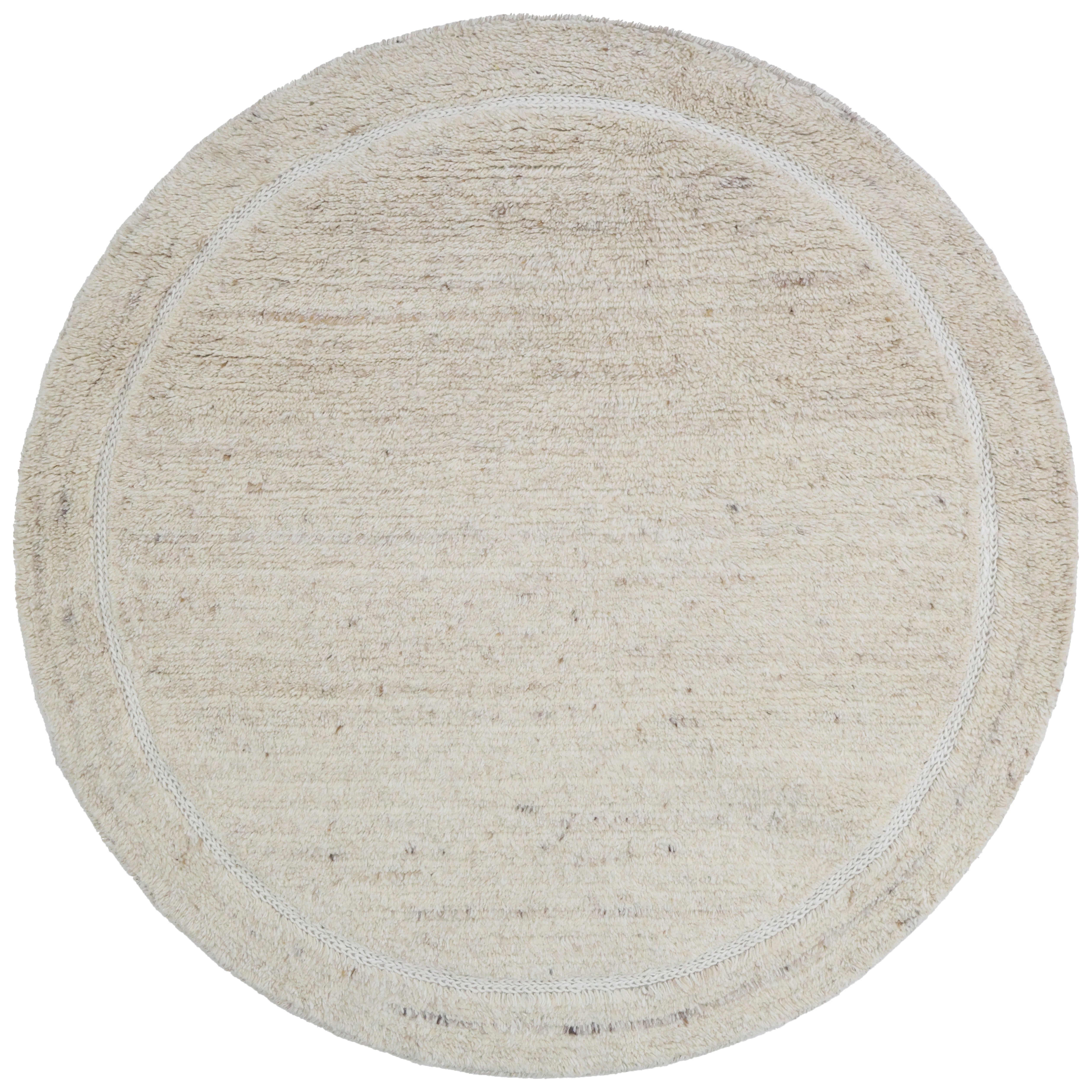 Beige Pebble Round