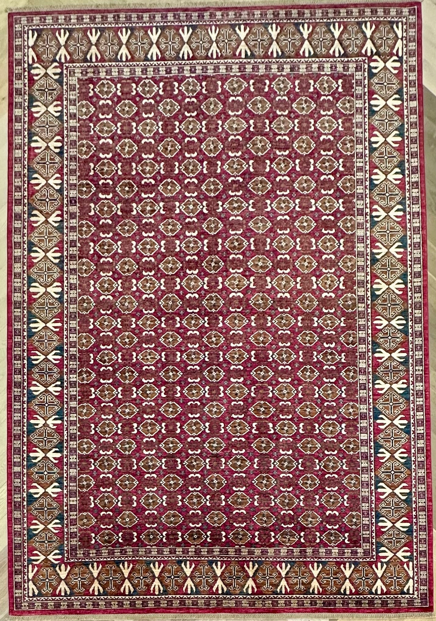 Chobi Afghan Handmade — 3.40 x 2.30