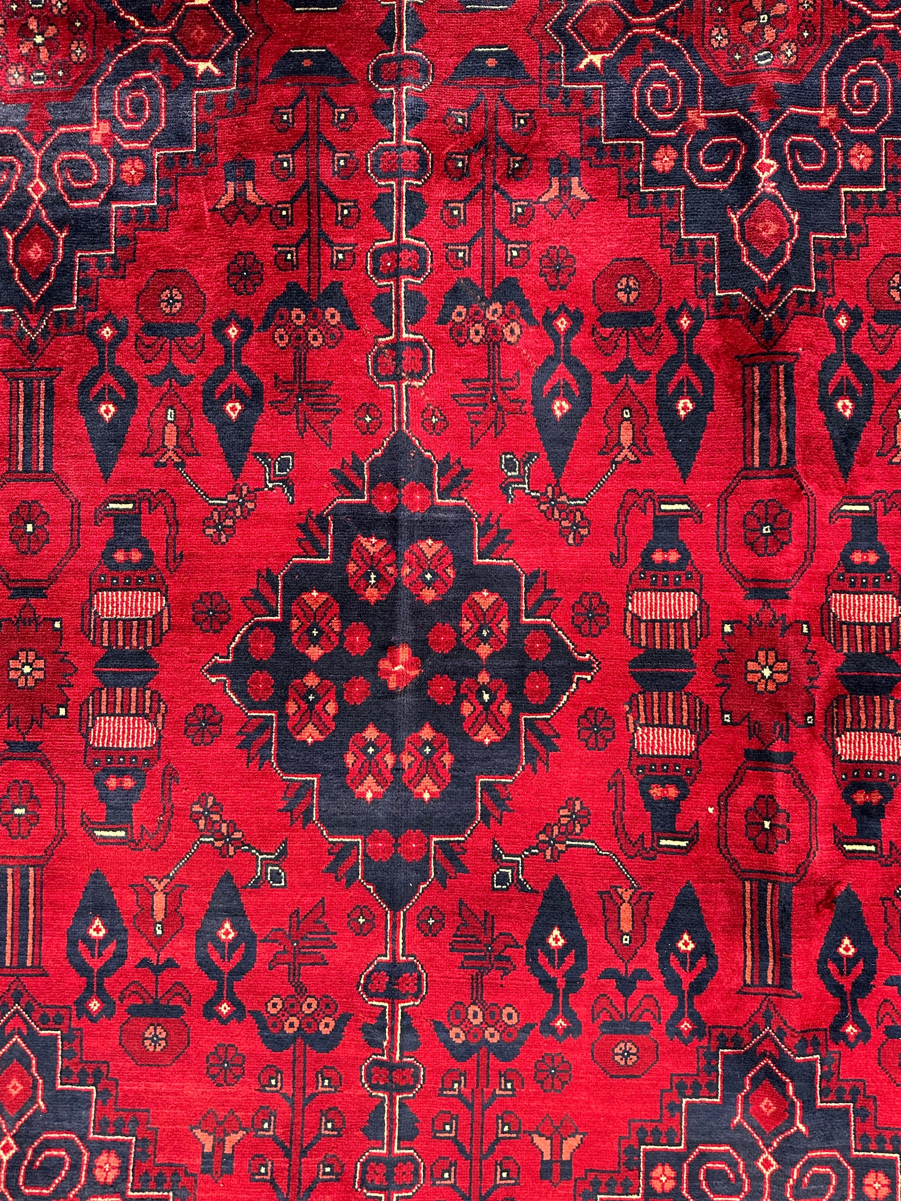 Natural Afghan Handmade — 2.93 x 2.00