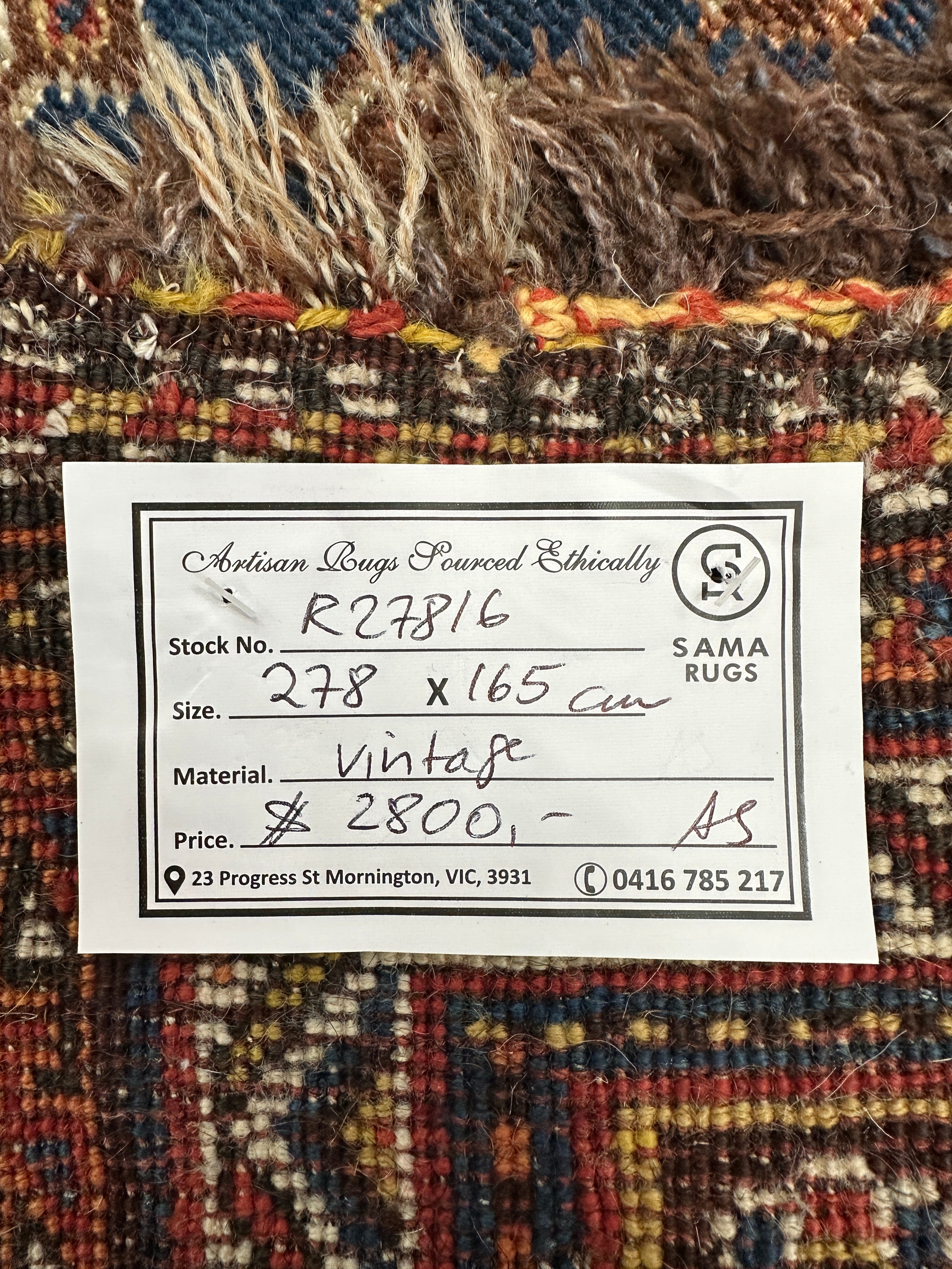 Vintage — 2.78 x 1.65