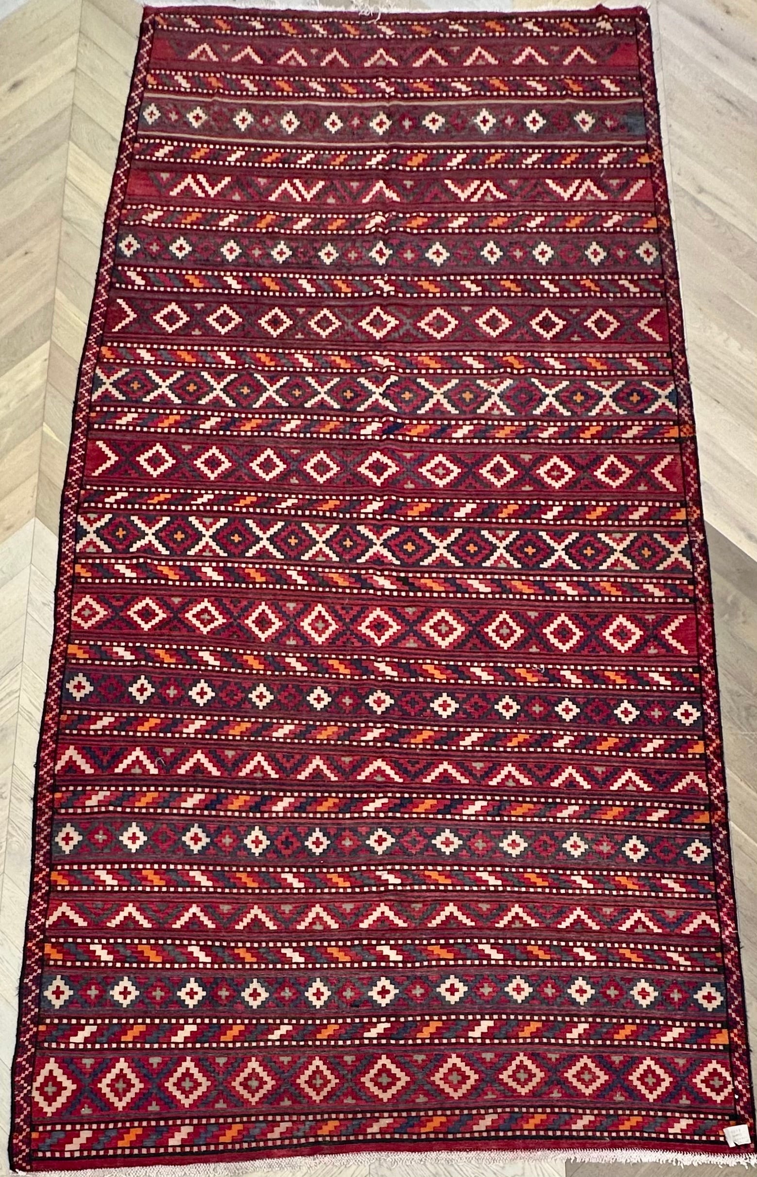 Yellow Afghan Handmade — 4.36 x 2.12