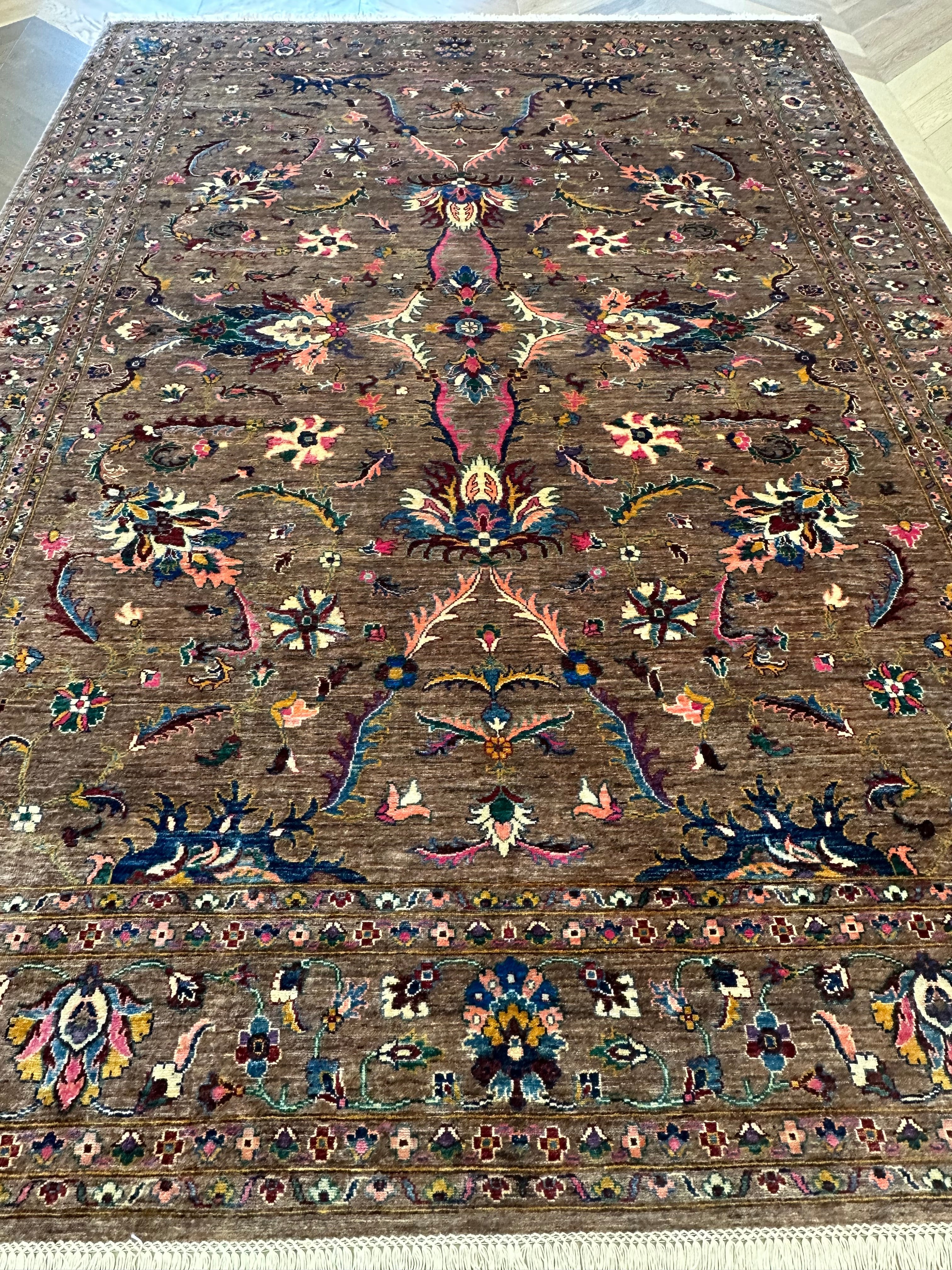 Chobi Afghan Handmade — 3.34 x 2.45