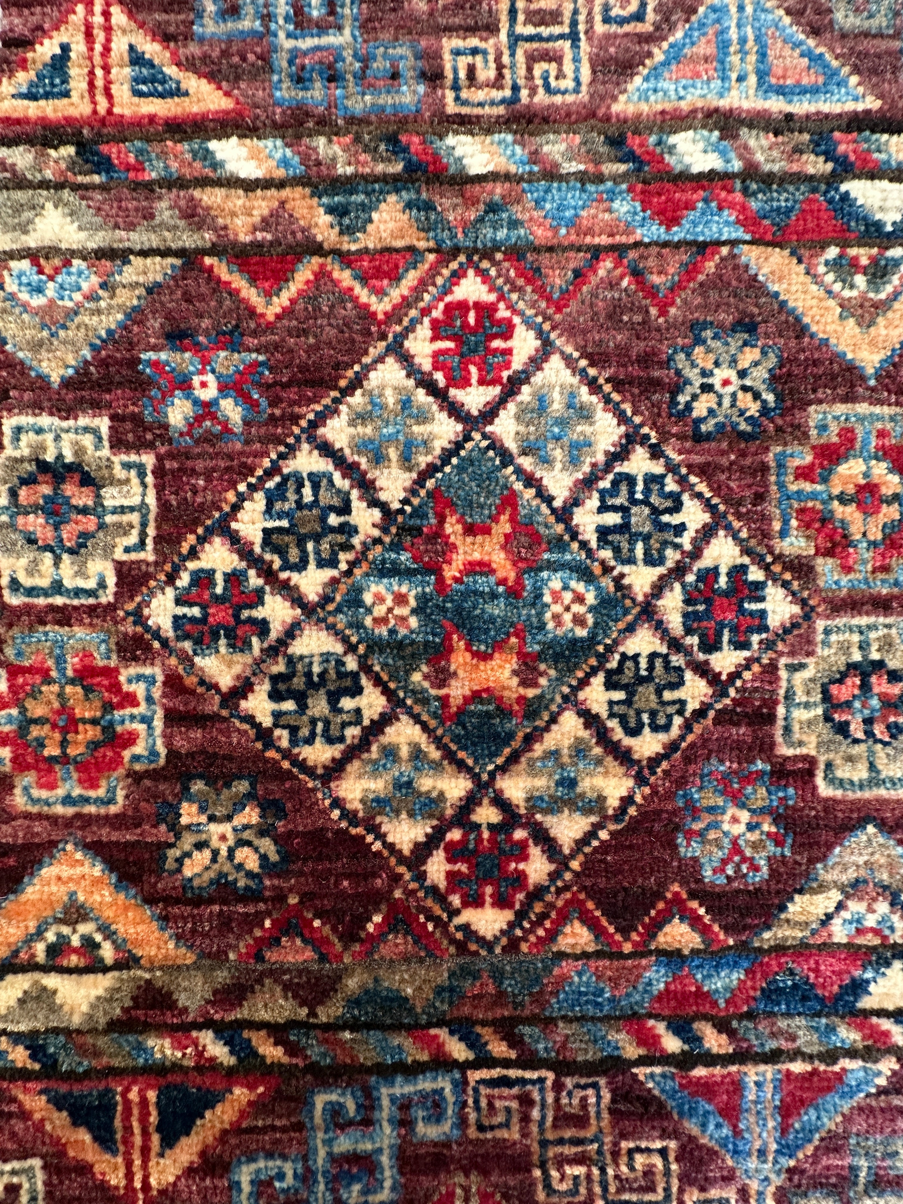 Chobi Afghan Handmade — 2.37 x 1.67