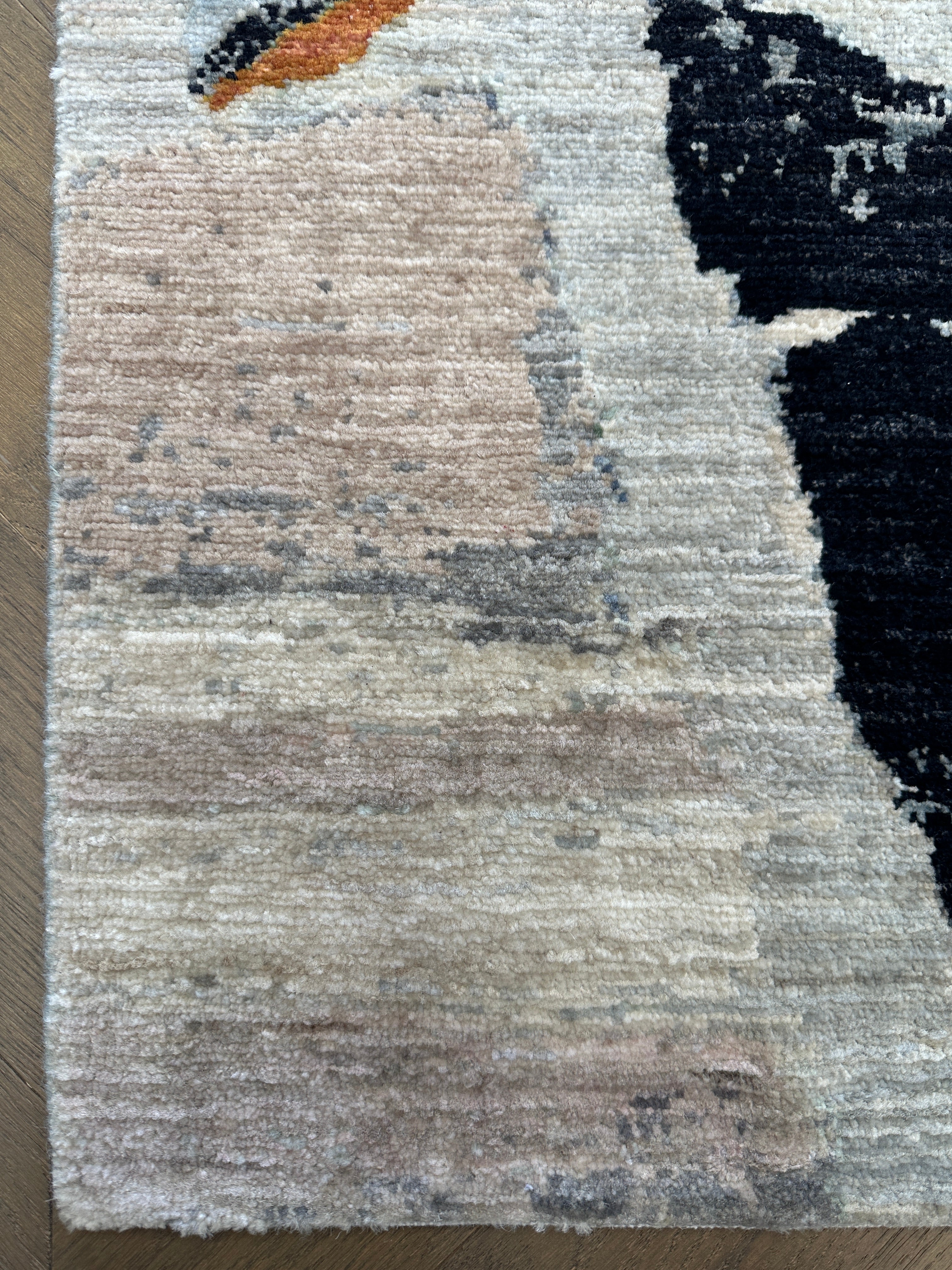 Afghan handmade rug,modern Chobi. Size:258x186 cm