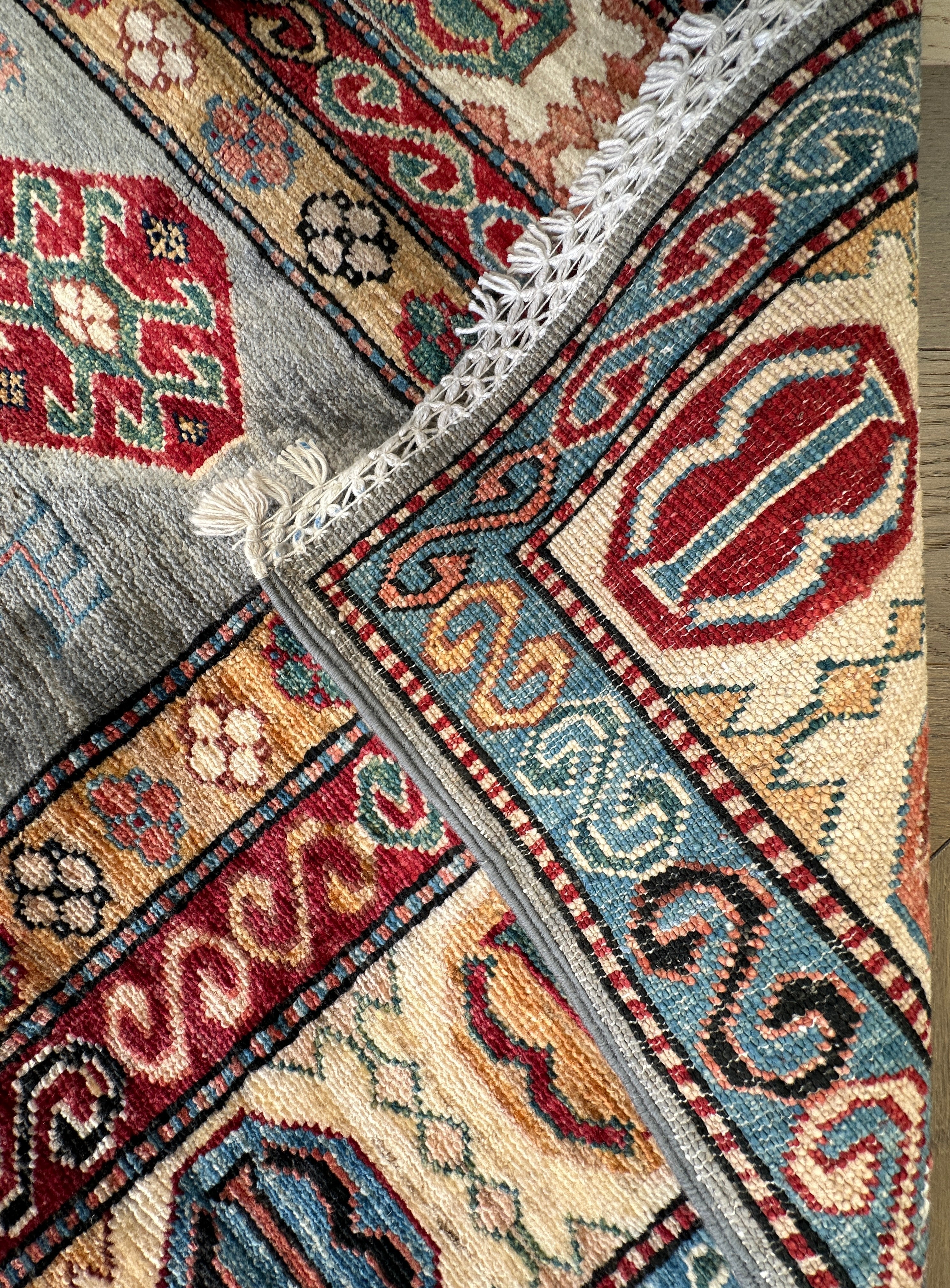 Chobi Afghan Handmade — 2.33 x 1.76