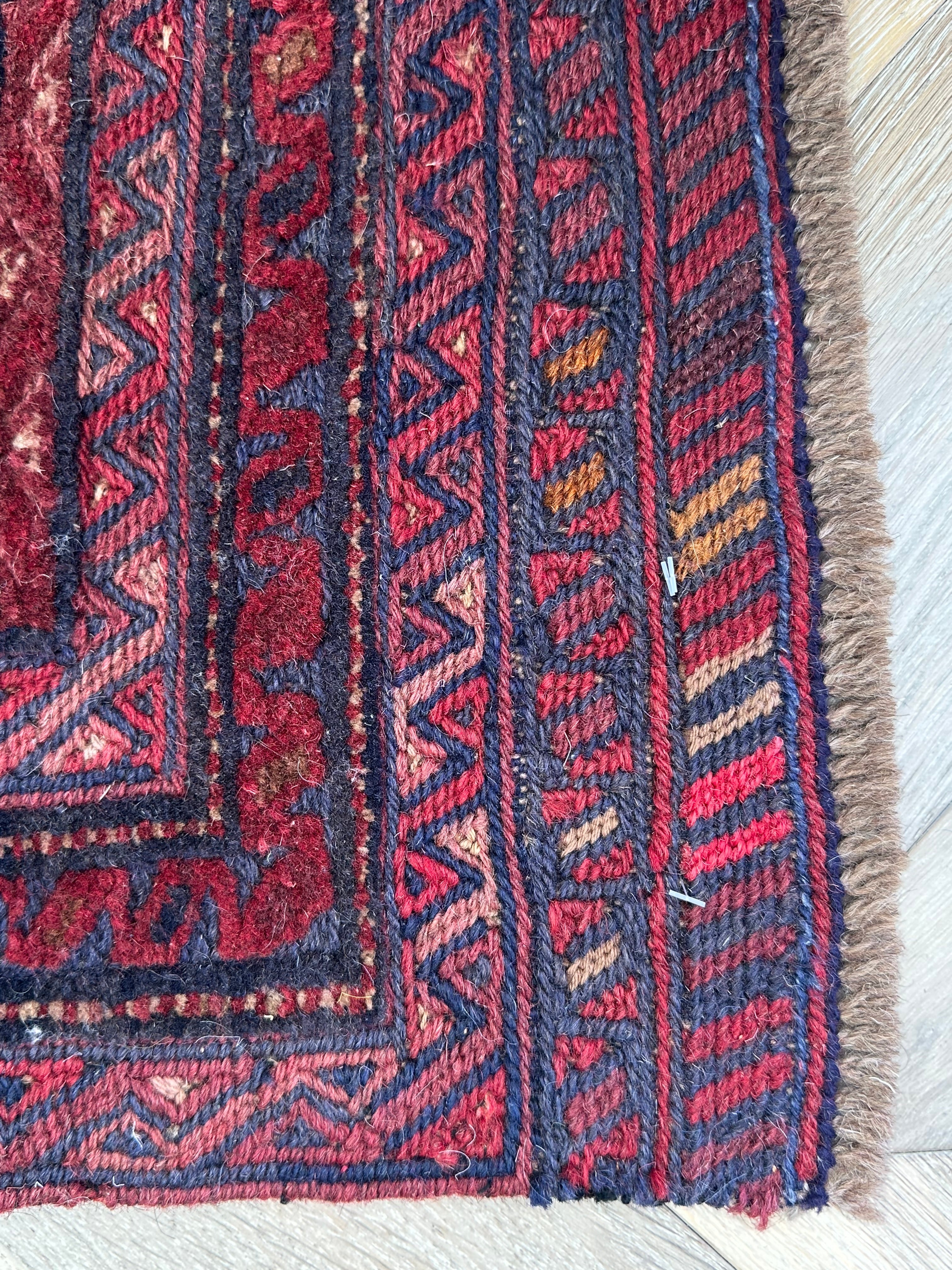 HANDMADE AFGHAN MUSHWANI KILIM | CM|