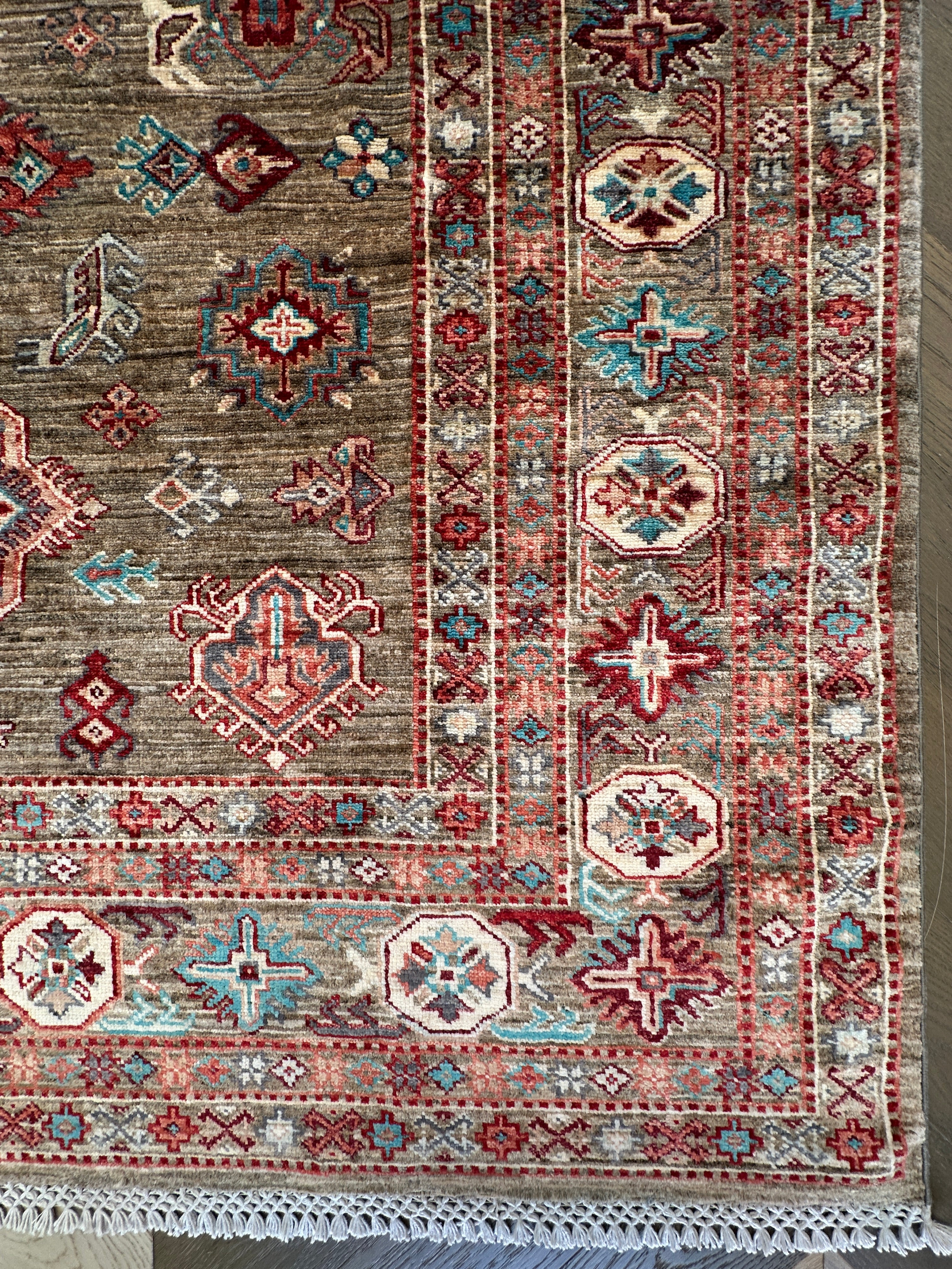 Chobi Afghan Handmade — 2.37 x 1.74