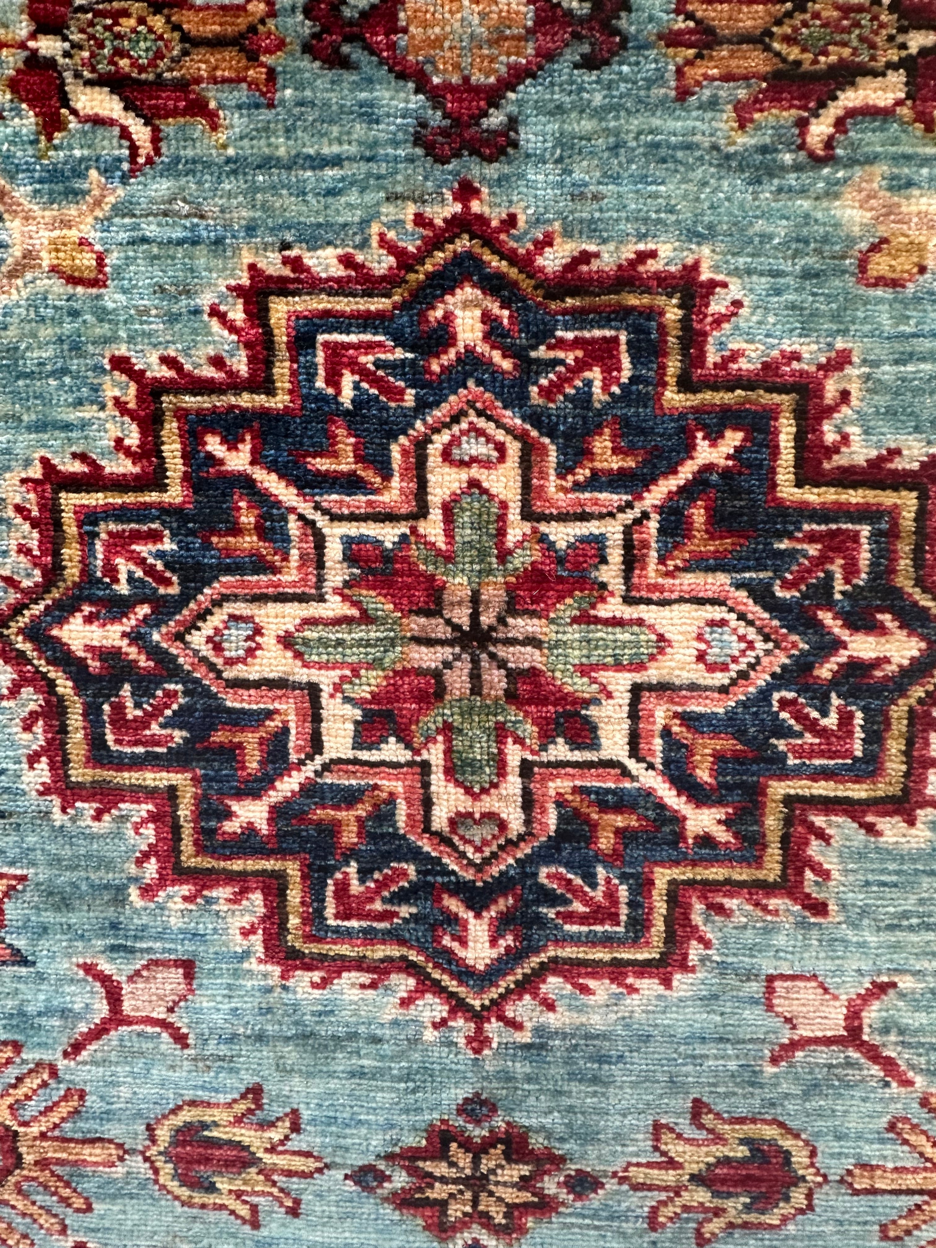 Afghan handmade rug,Chobi. Size:303x240cm