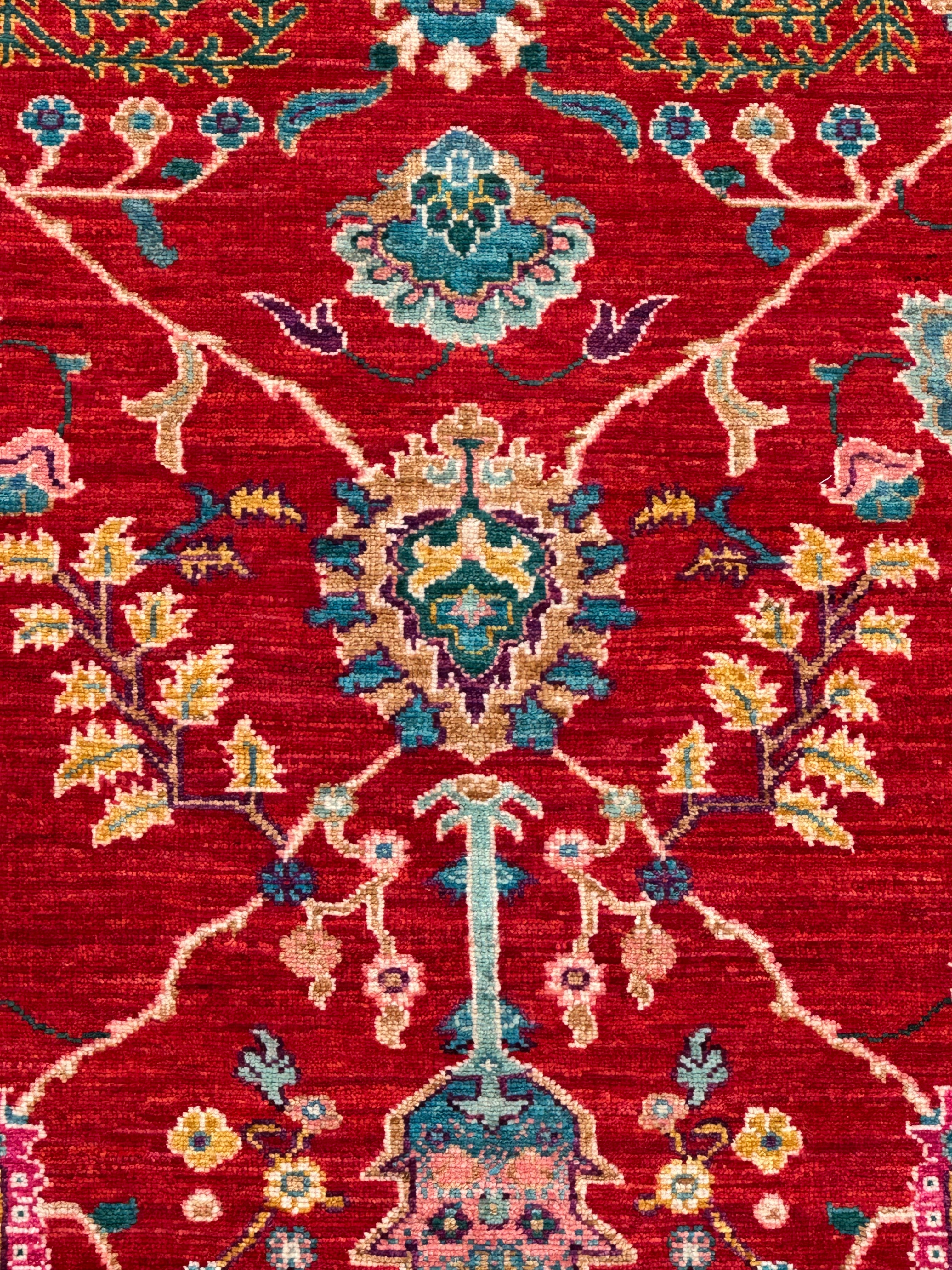 Afghan handmade rug,Chobi. Size:282x199 cm
