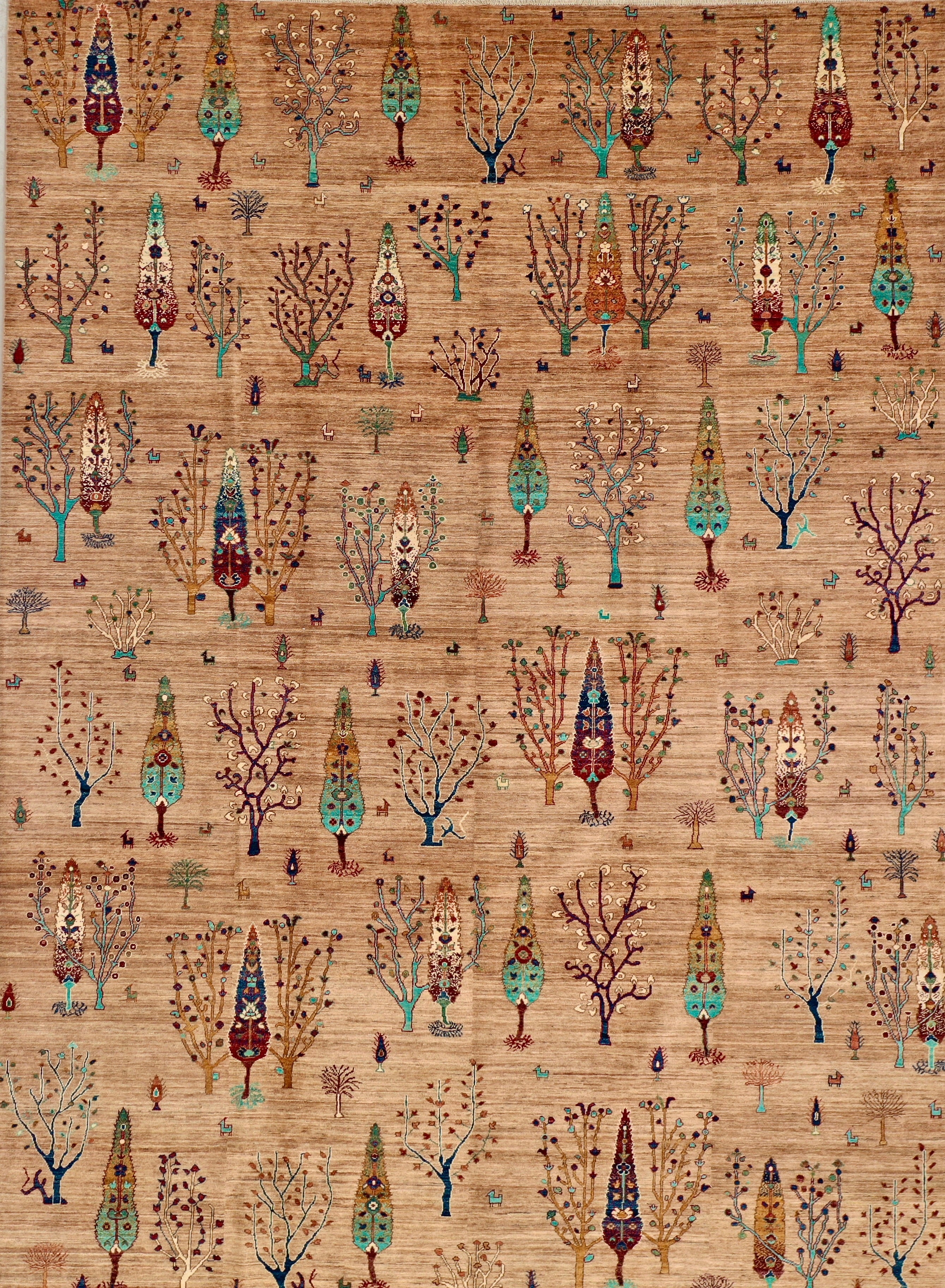 Chobi Beige Forest rug 310x426cm