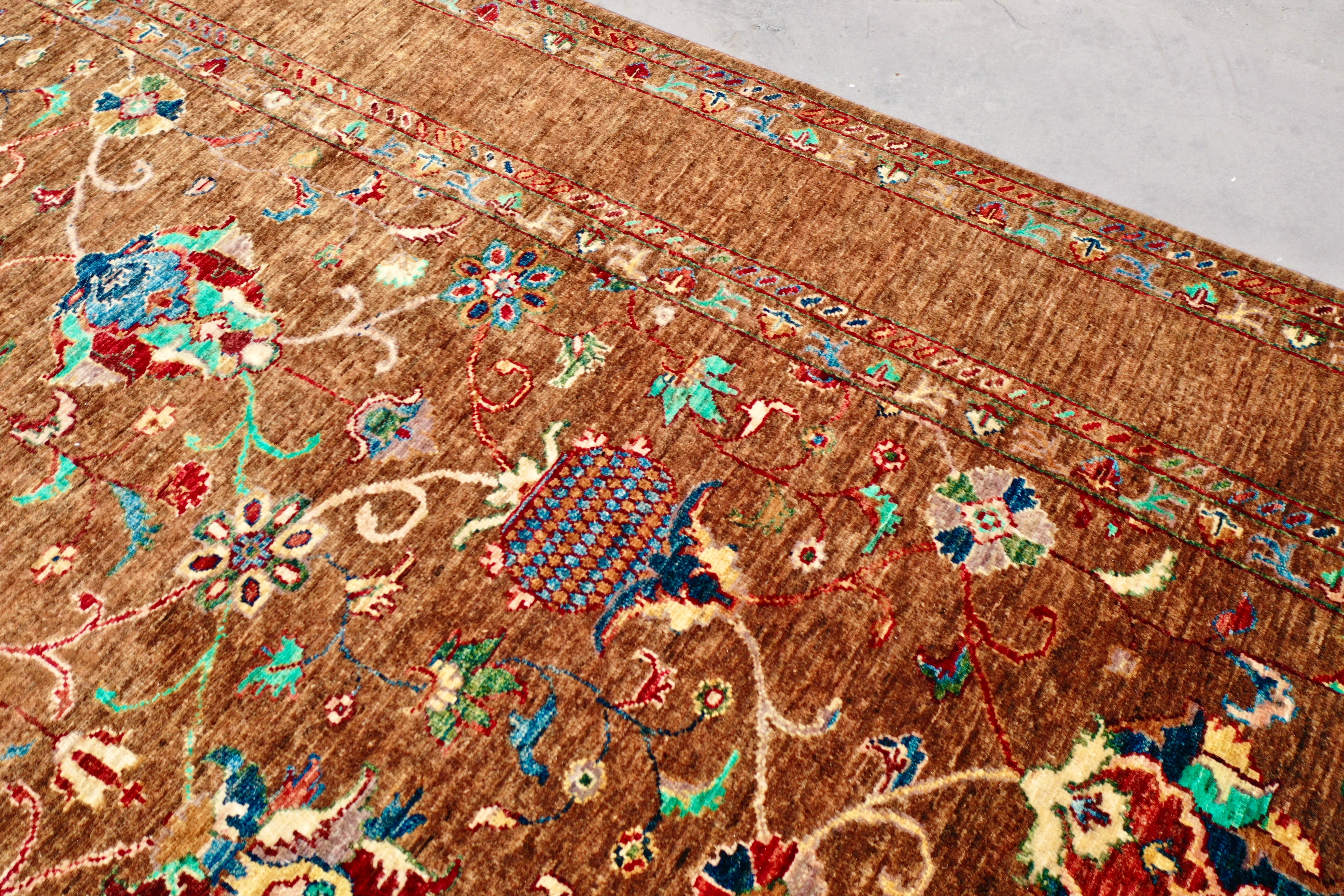 Brown Afghan Chobi 314x250cm