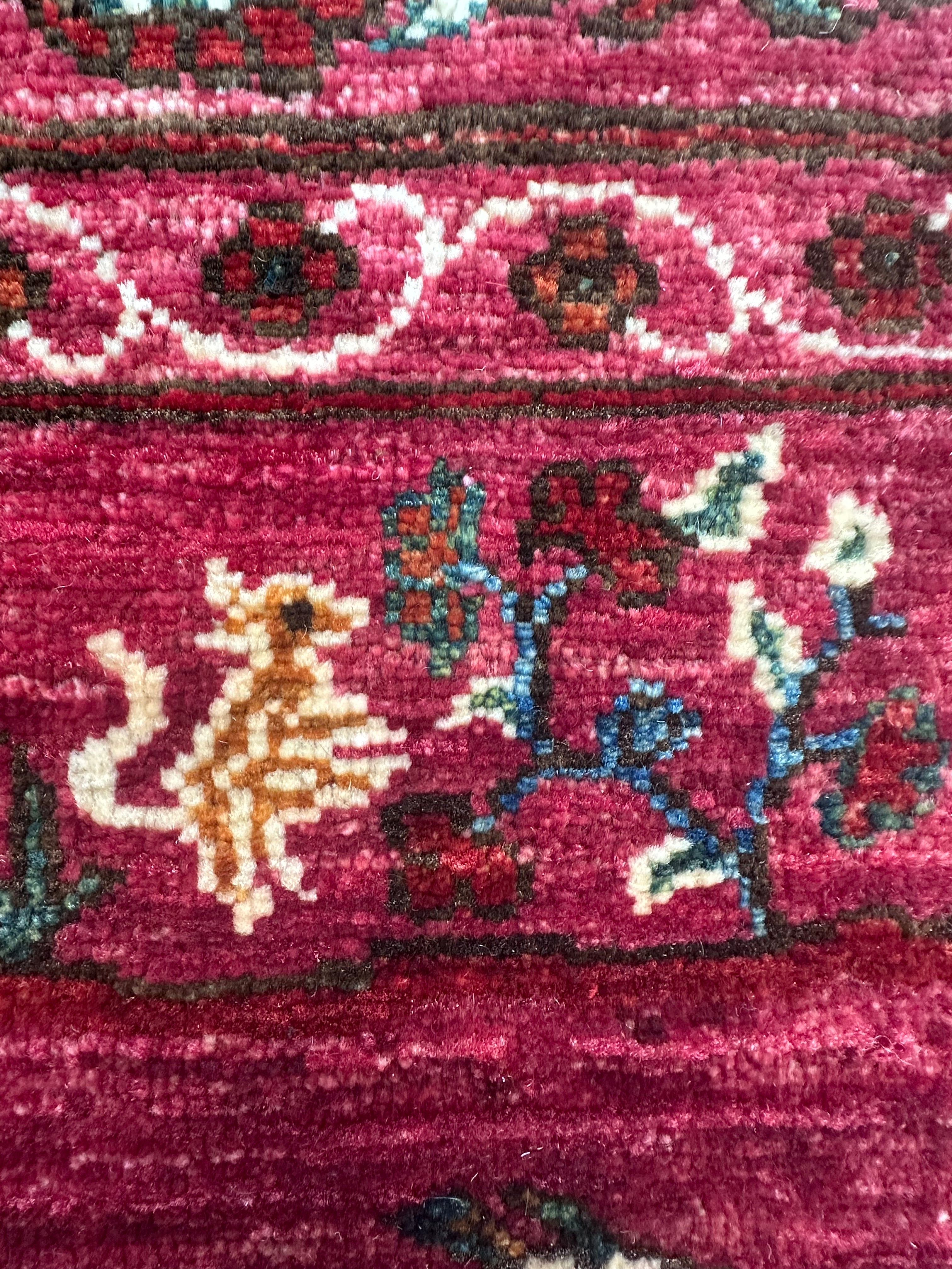 Afghan handmade rug,Chobi. Size:344x243cm