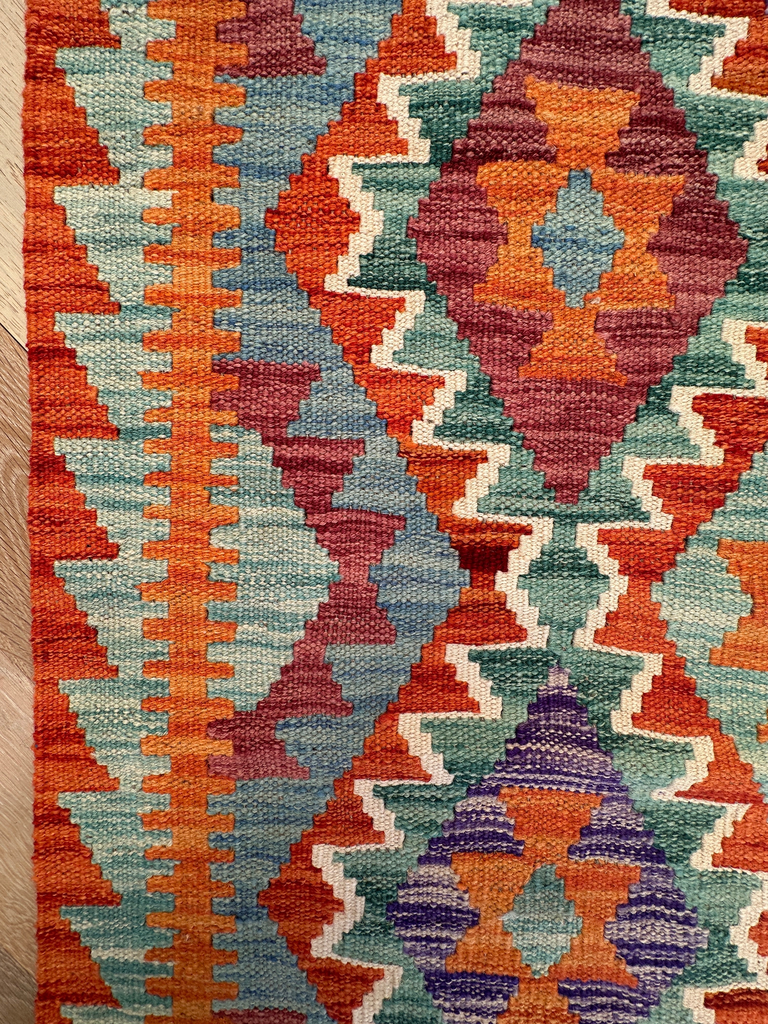 Afghan Kilim — 4.05 x 0.82