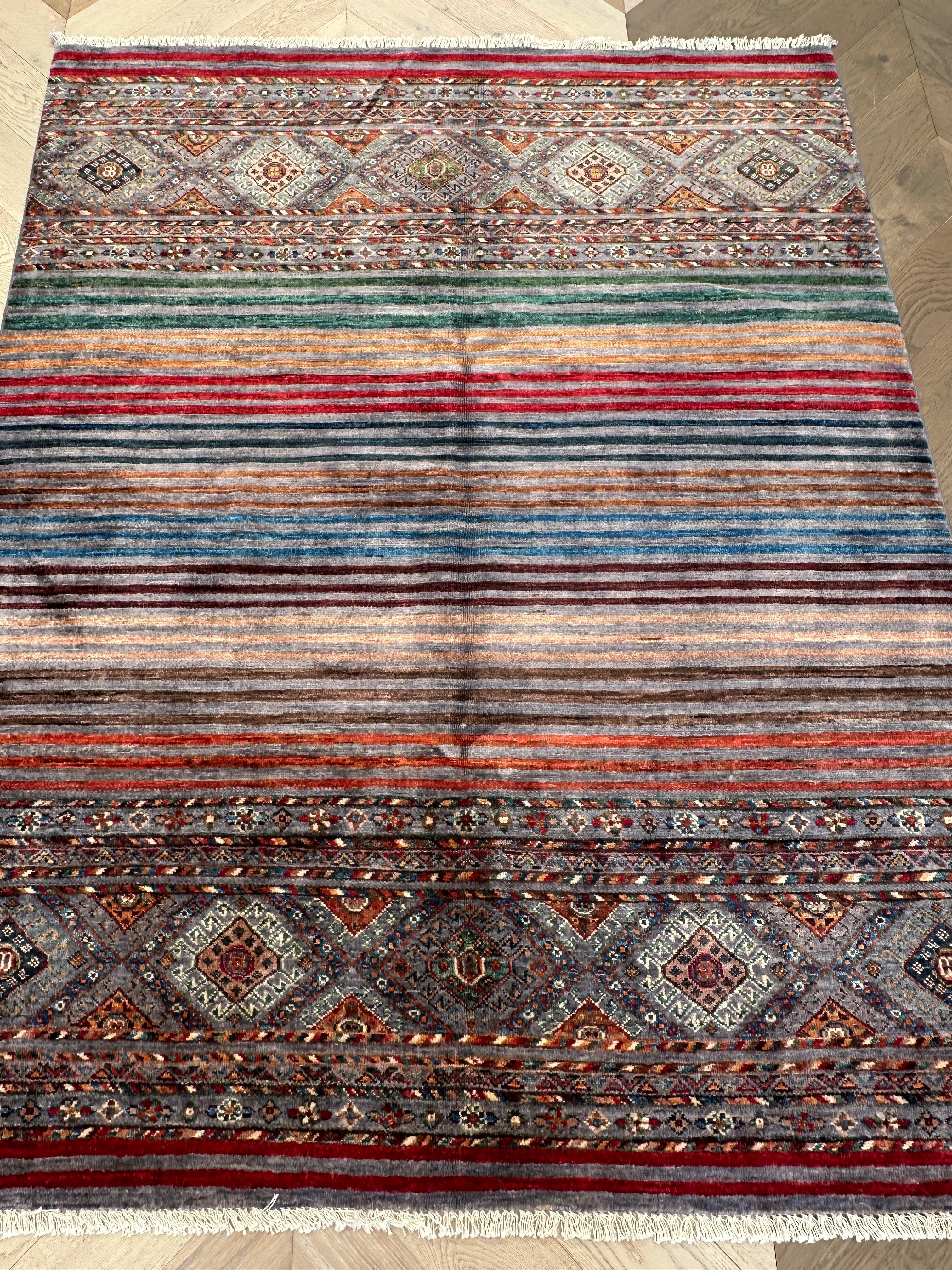 Chobi Afghan Handmade — 1.91 x 1.50