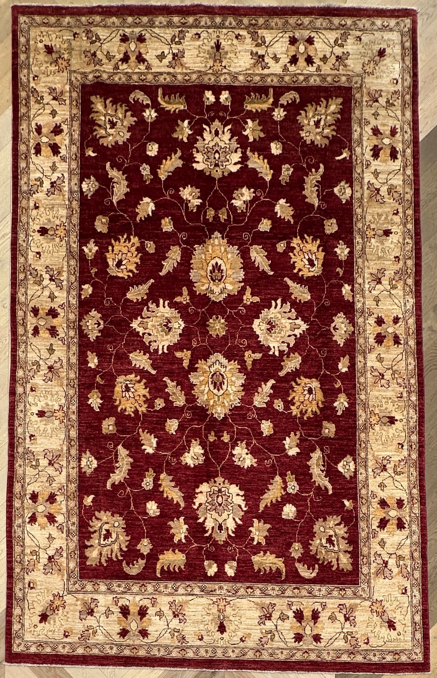 Chobi Afghan Handmade — 3.25 x 2.13