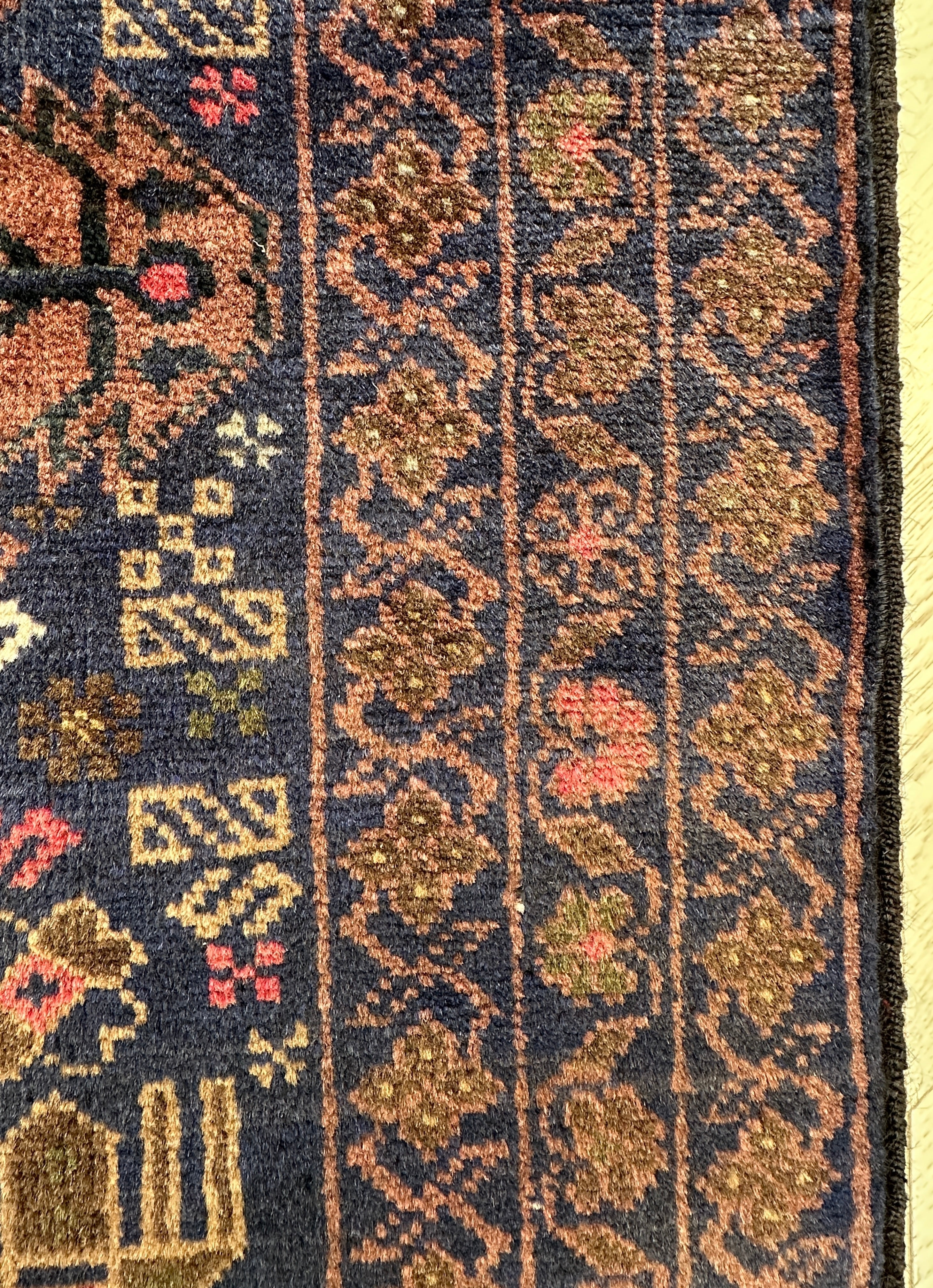 Chobi Afghan Handmade — 2.91 x 0.85