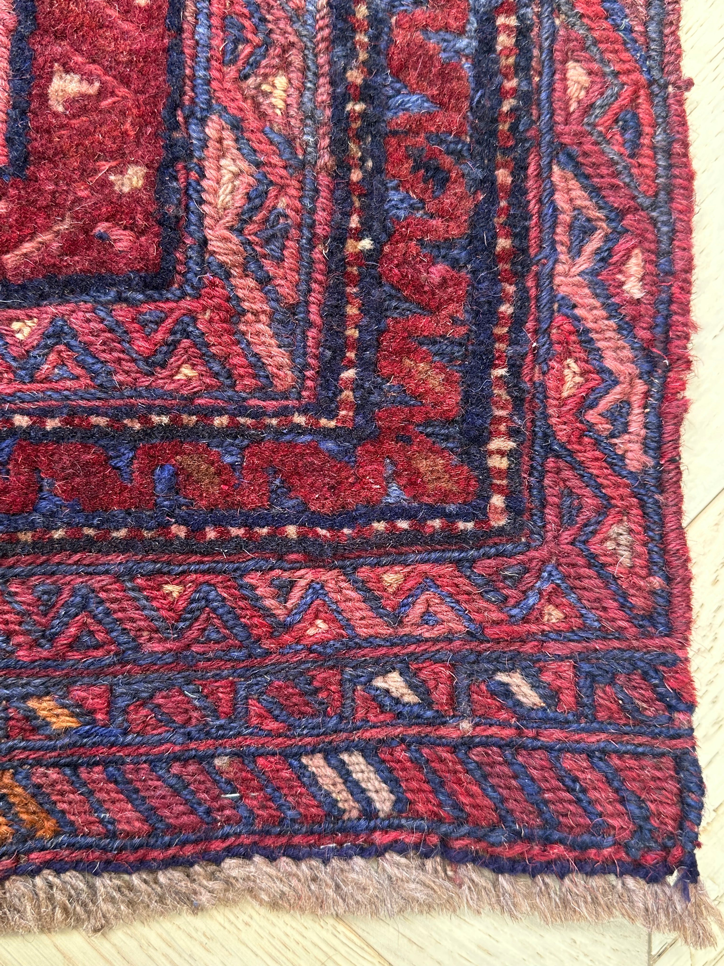 HANDMADE AFGHAN MUSHWANI KILIM | CM|
