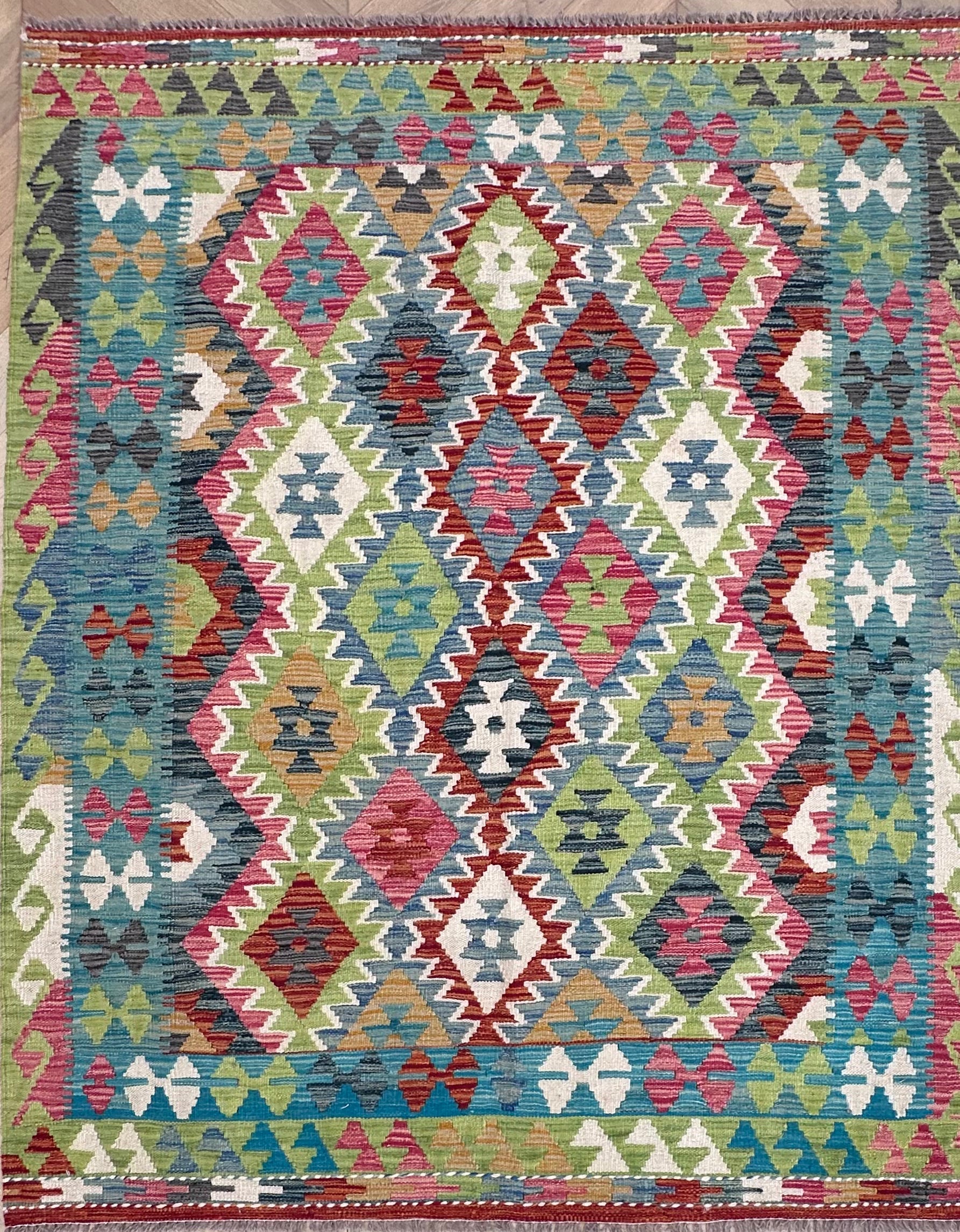 Chobi Afghan Handmade — 1.97 x 1.58