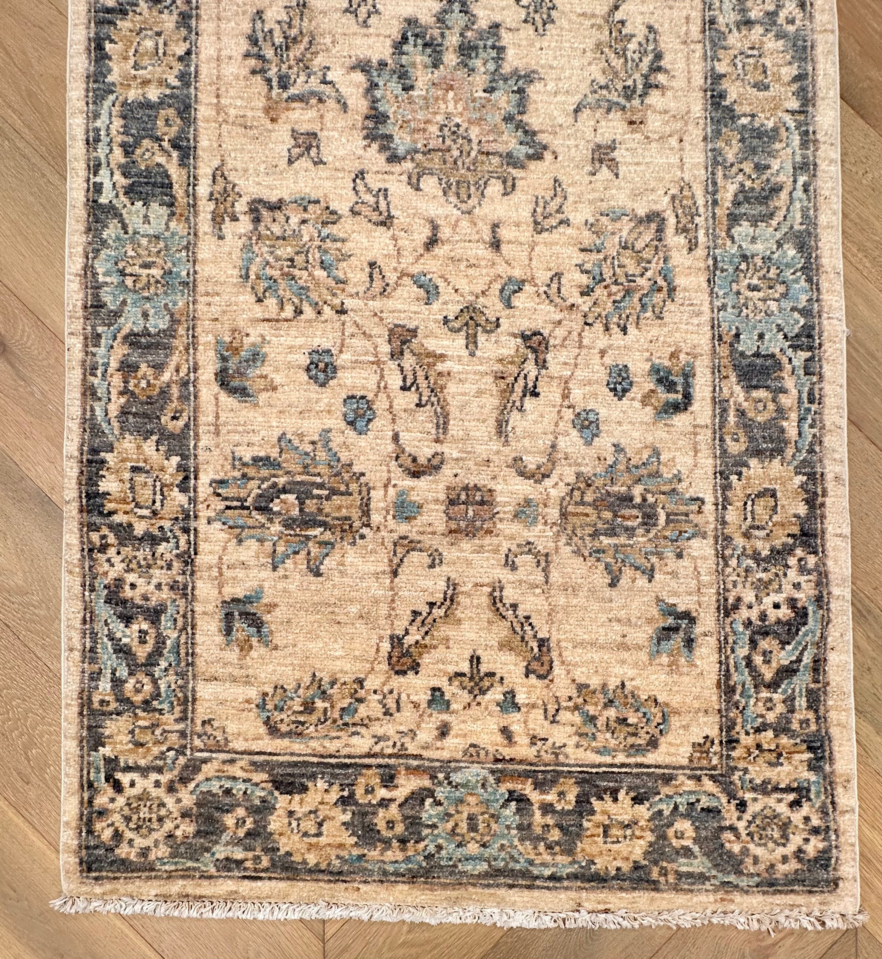 Chobi Afghan Handmade — 2.86 x 0.81