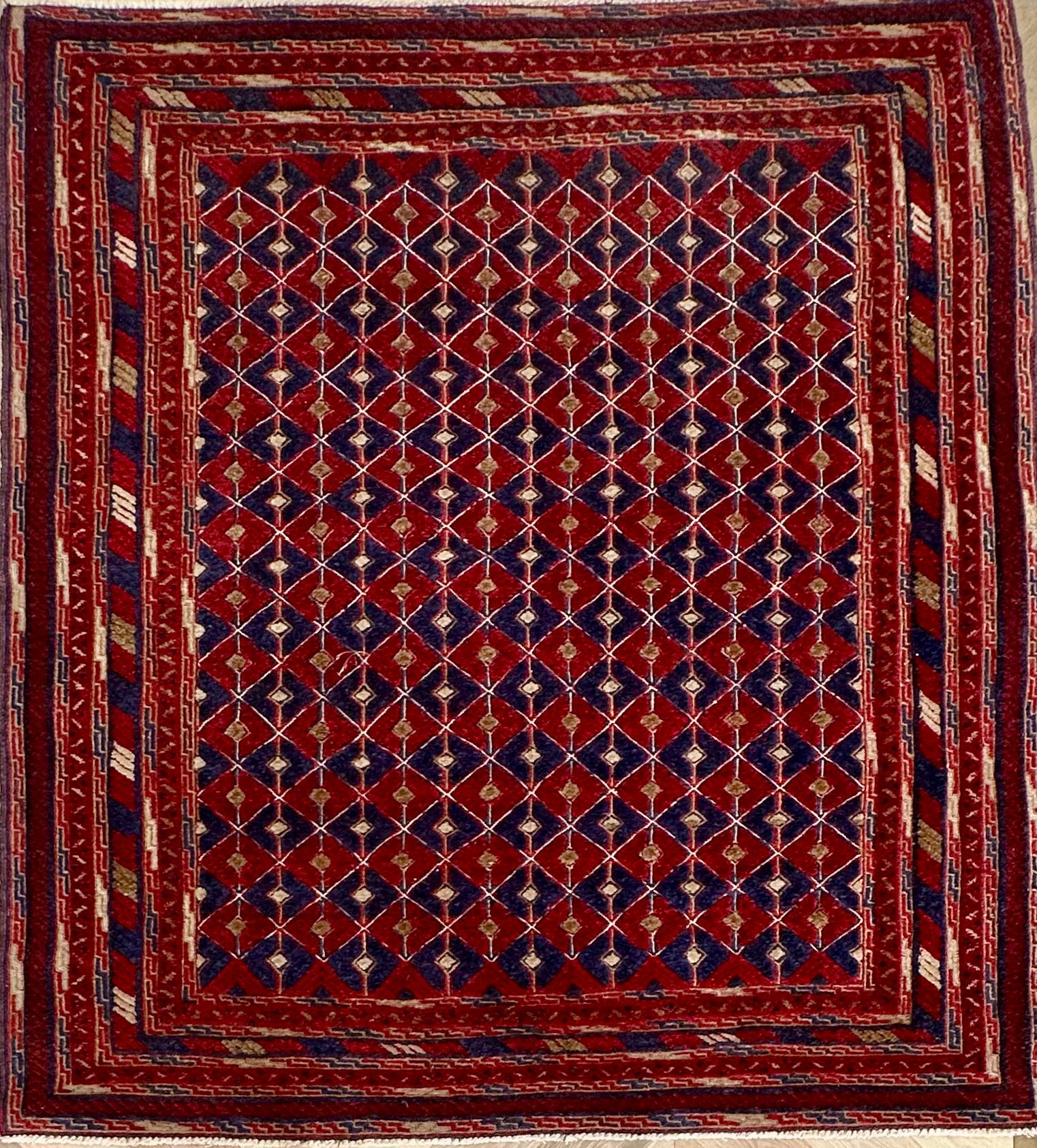 HANDMADE AFGHAN MUSHWANI KILIM | CM|