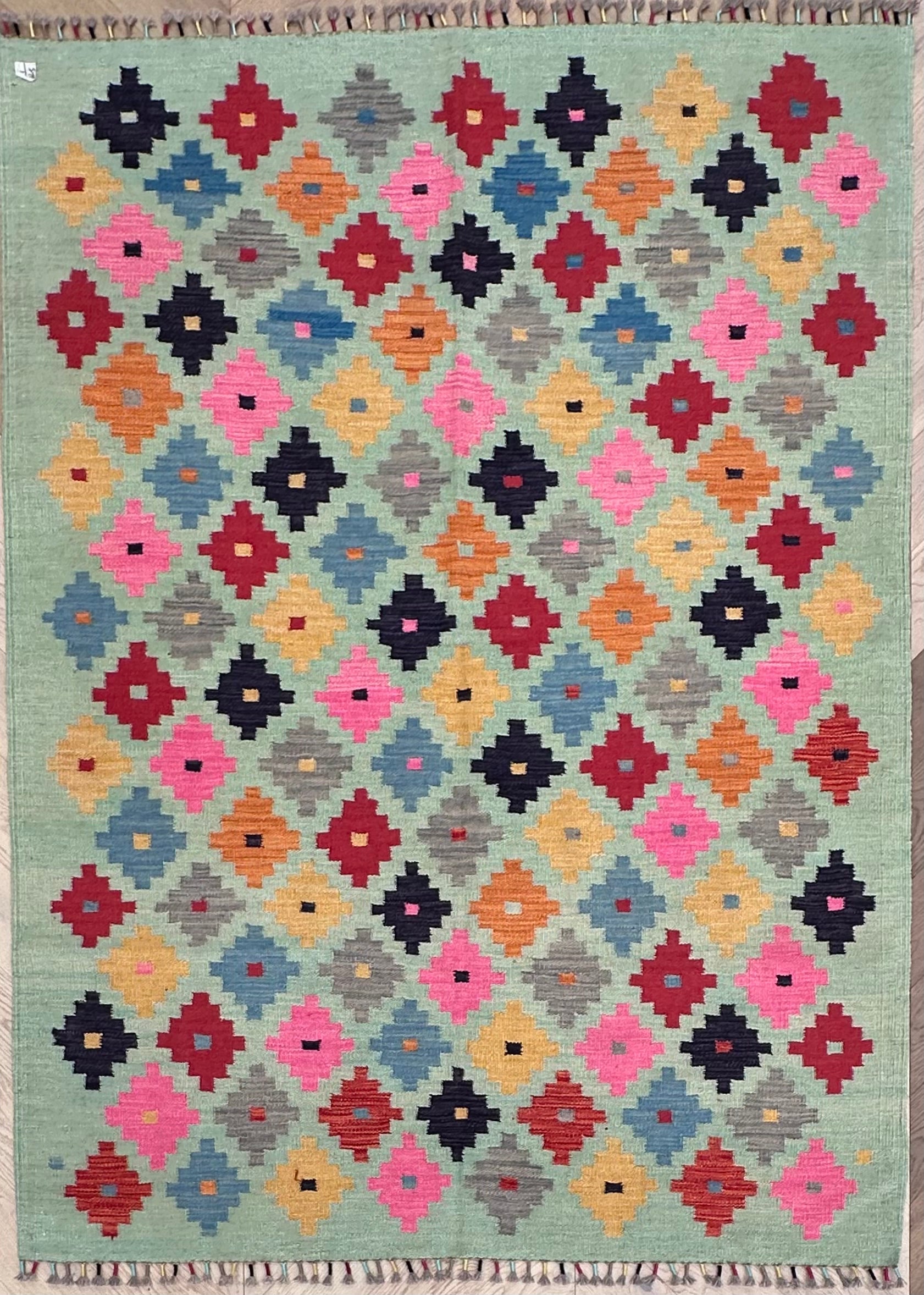 Chobi Afghan Handmade — 2.00 x 1.47