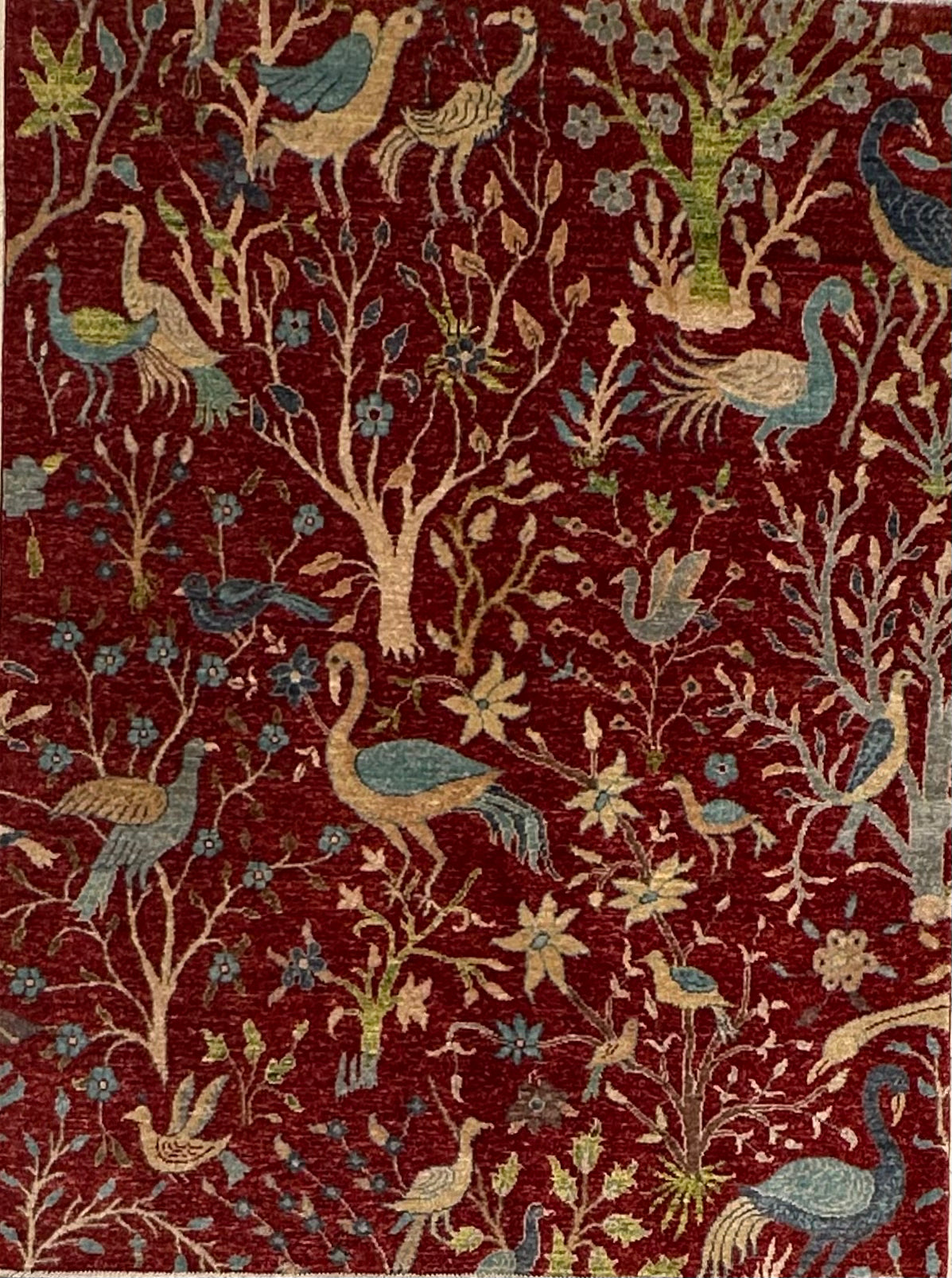 Afghan handmade rug - Paradise garden 198x150 cm
