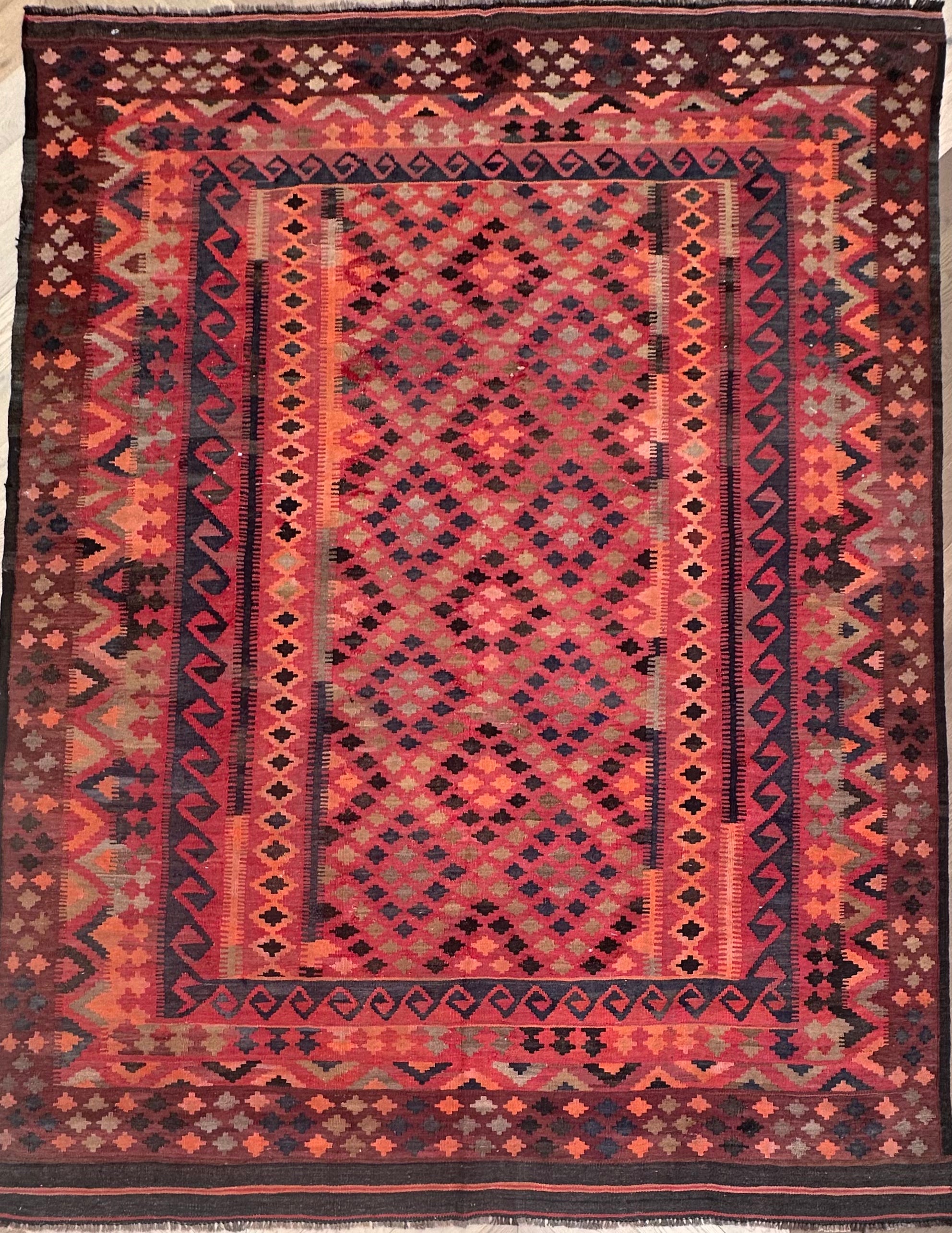 Chobi Afghan Handmade — 2.64 x 2.02