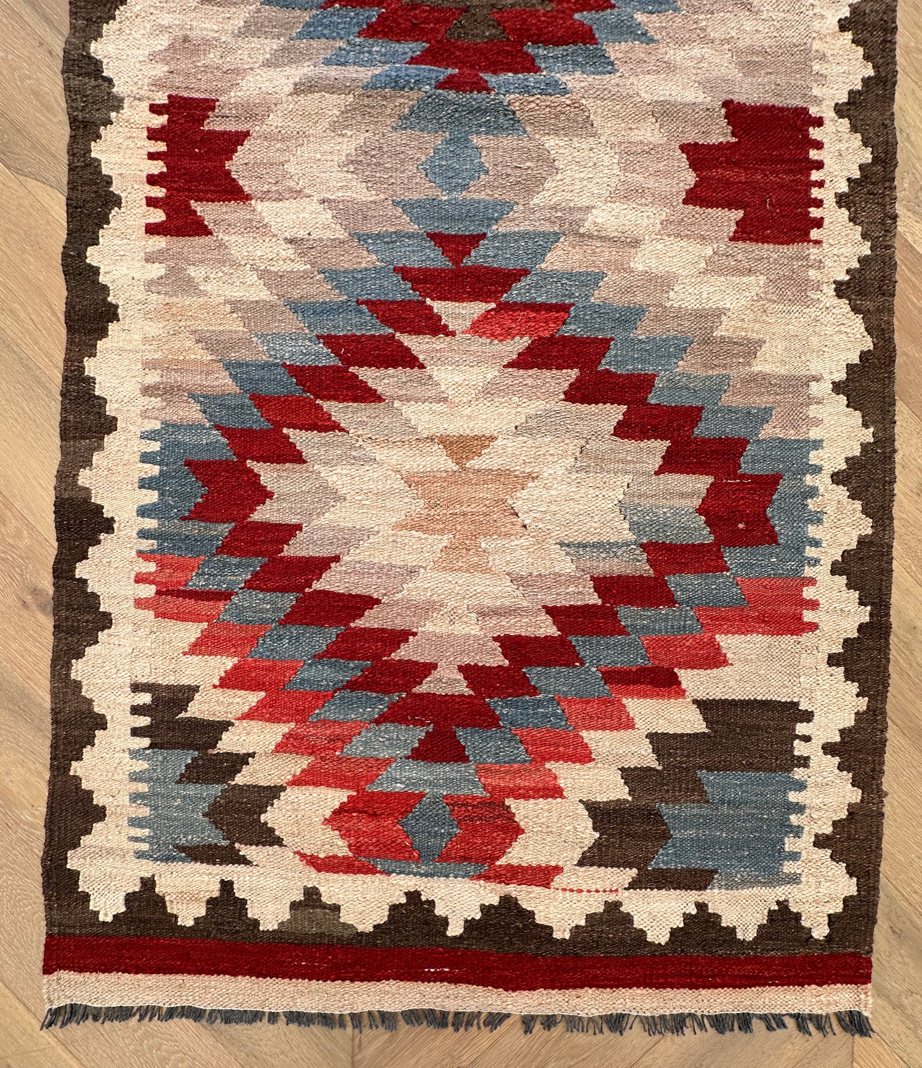 Chobi Afghan Handmade — 3.89 x 0.87