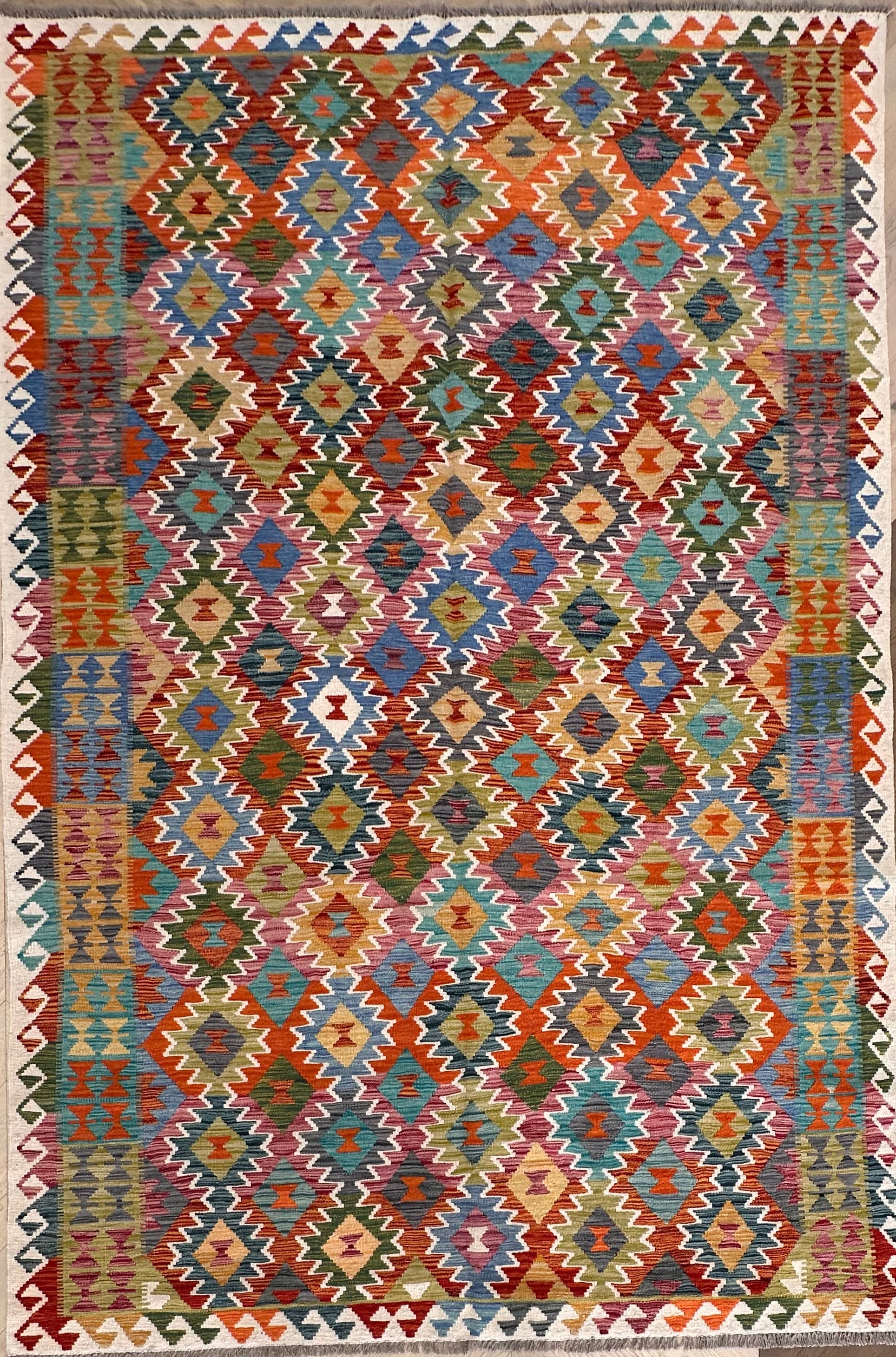 Chobi Afghan Handmade — 2.94 x 1.97