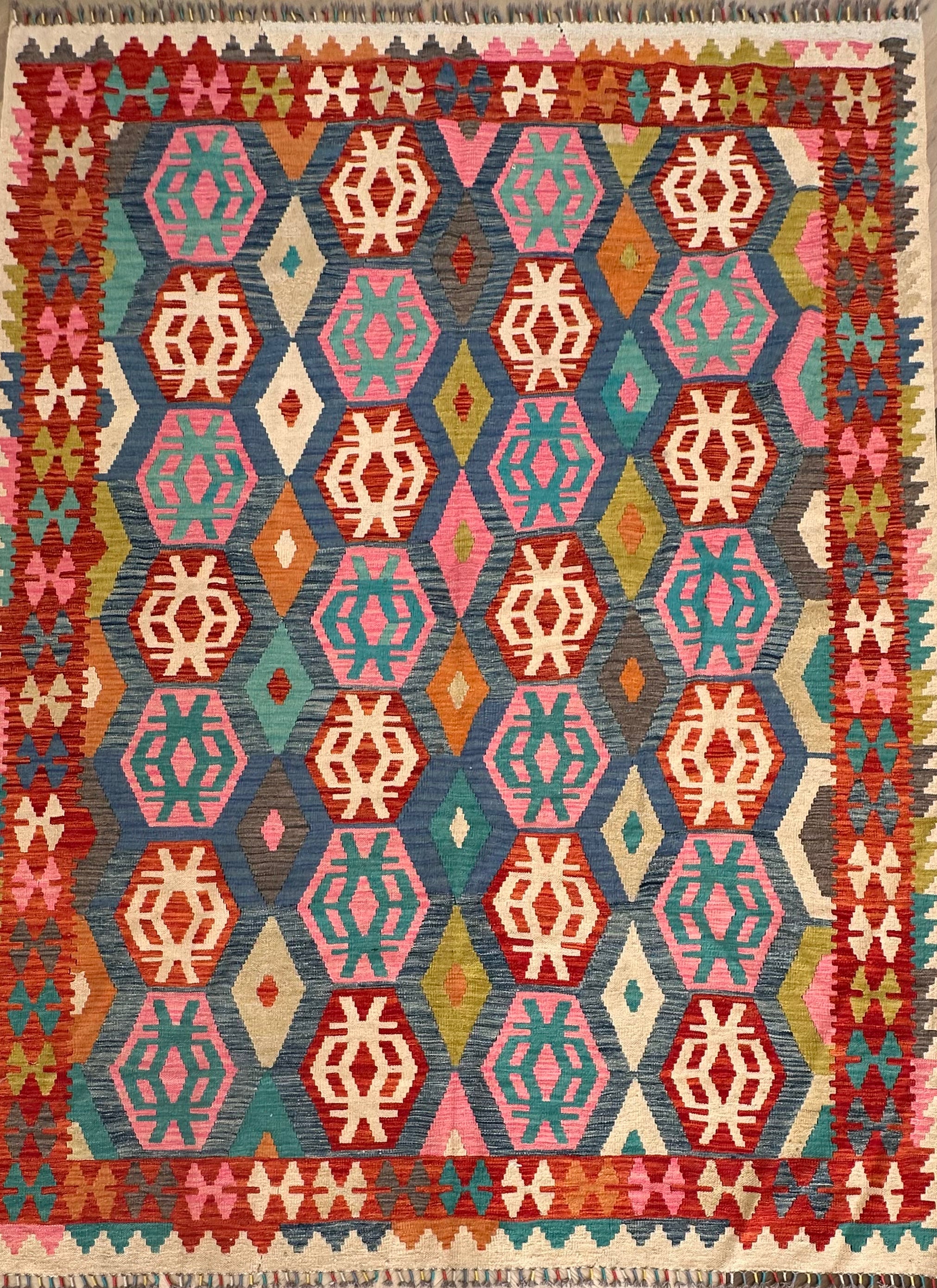 Chobi Afghan Handmade — 2.83 x 2.17