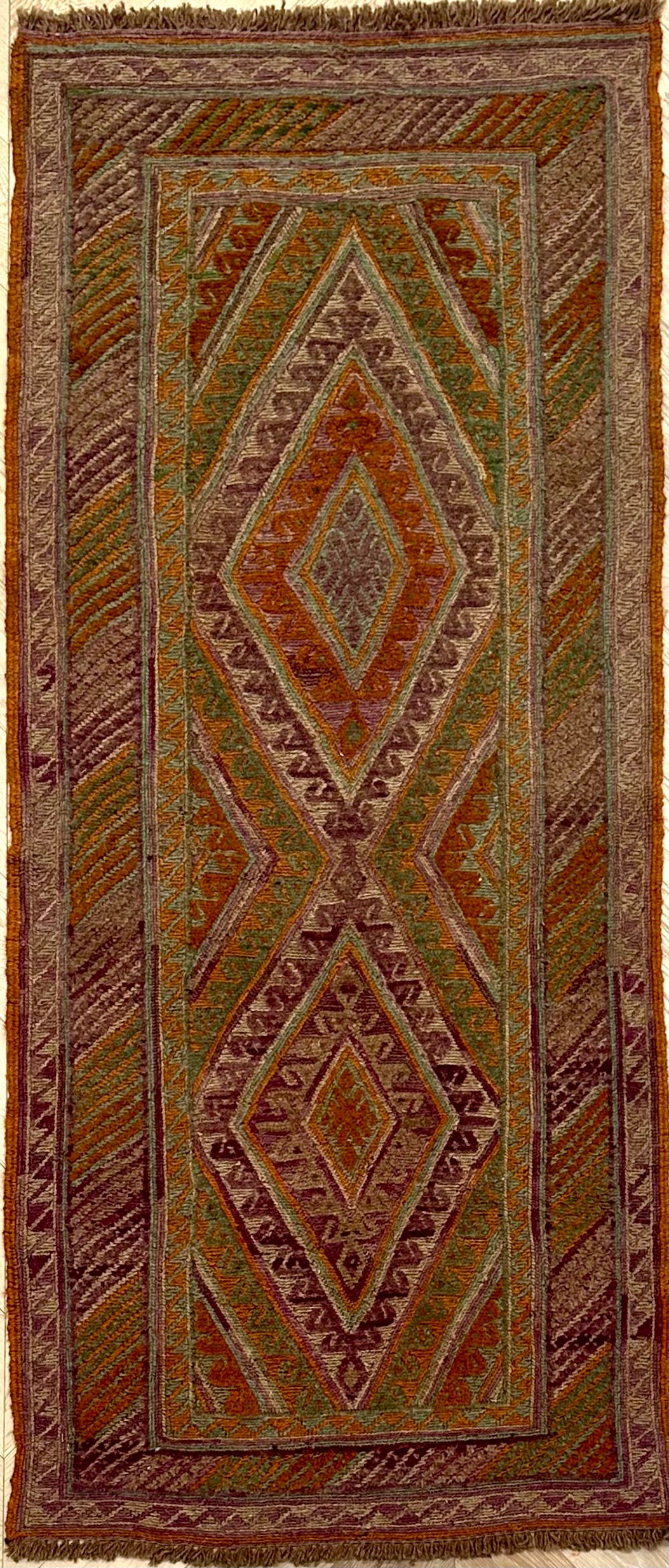 HANDMADE AFGHAN MUSHWANI KILIM | CM|