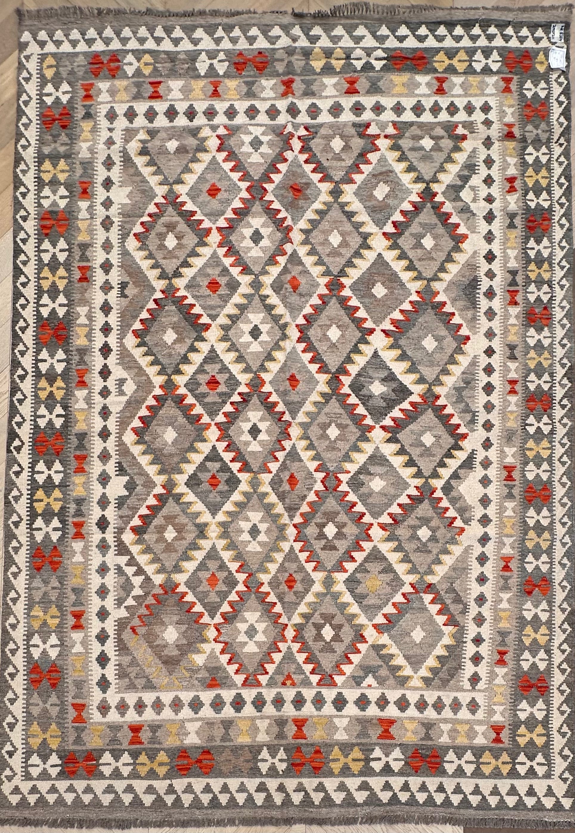 Chobi Afghan Handmade — 2.95 x 2.11