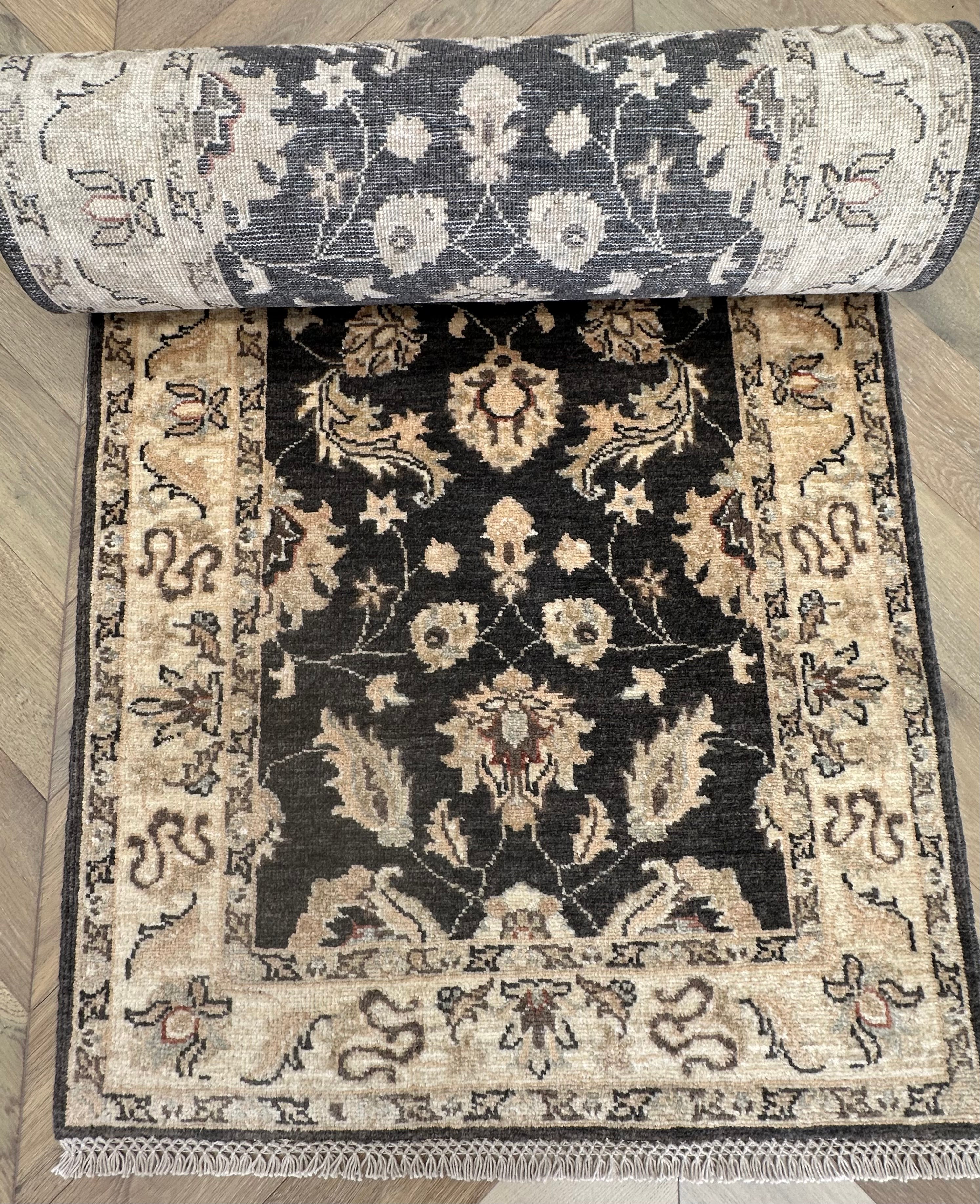 Hand made Chobi rug-runner 290x79 cm