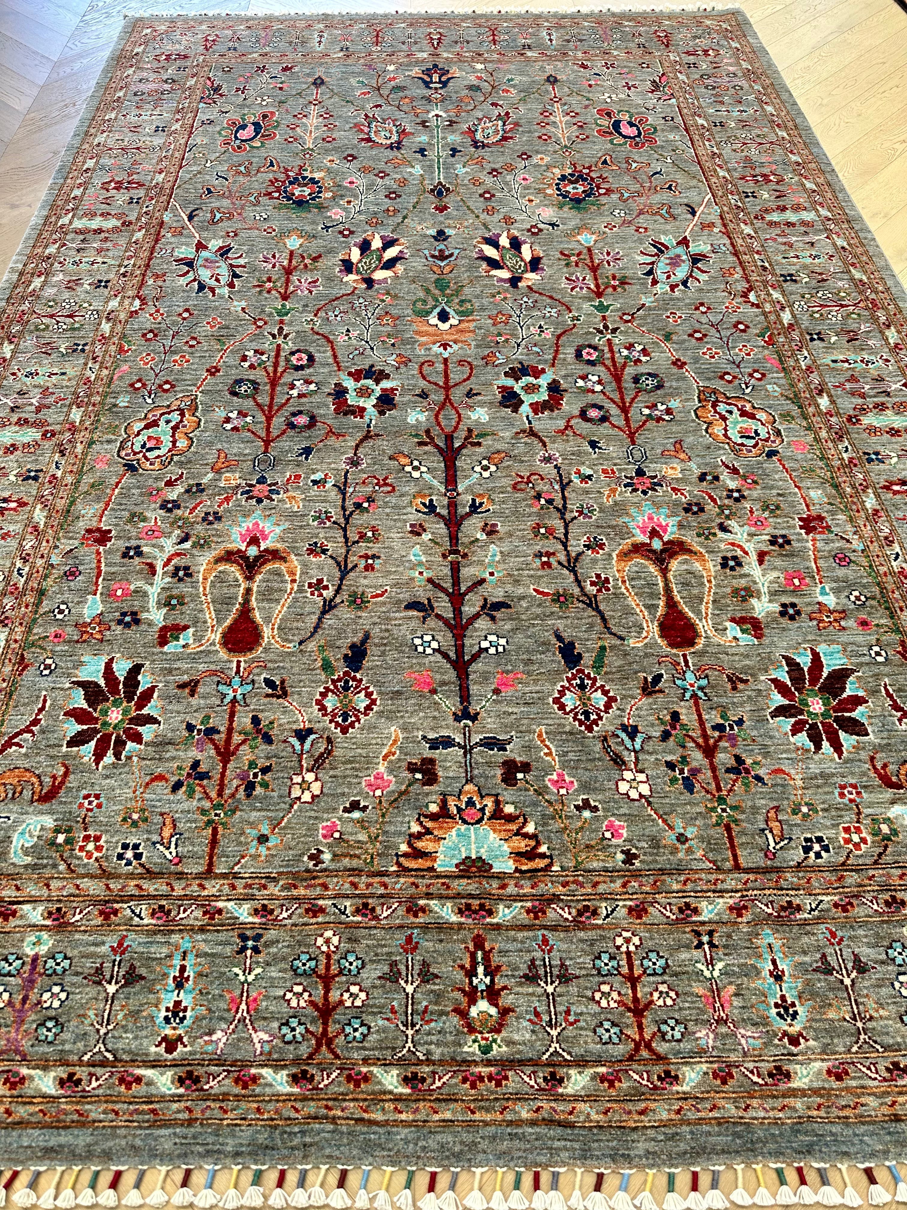 Afghan handmade rug,Chobi. Size:320x205 cm