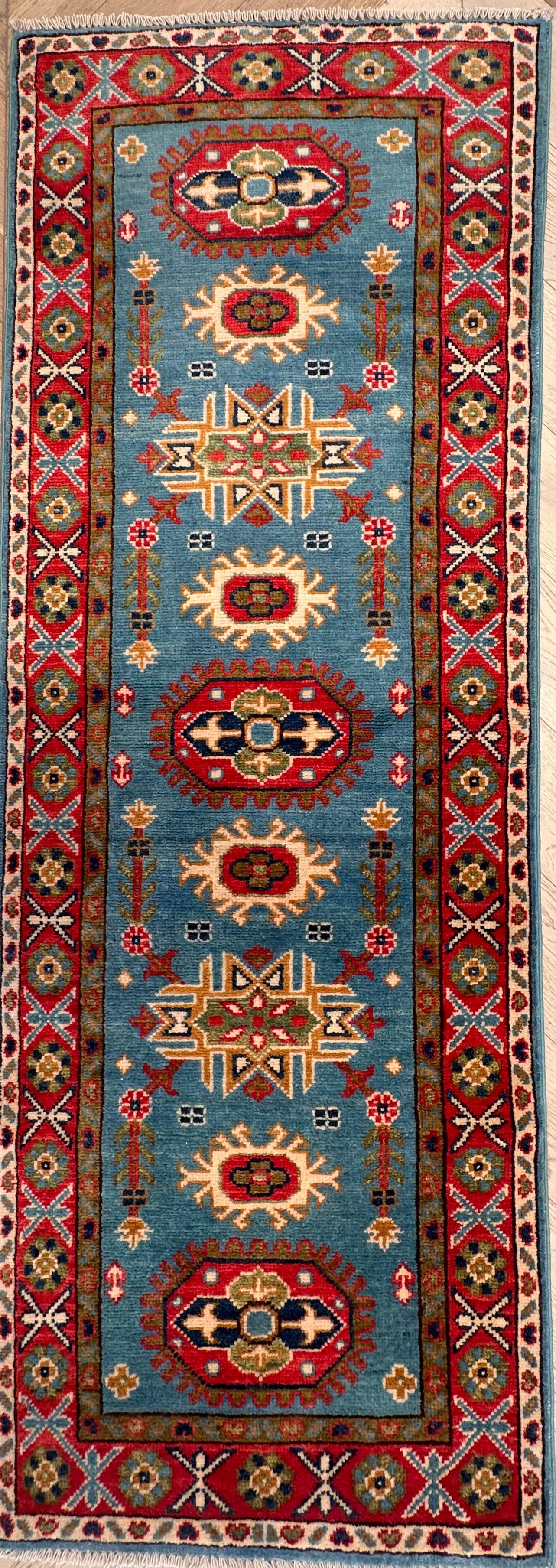 Kazak handmade runner 174x 61cm