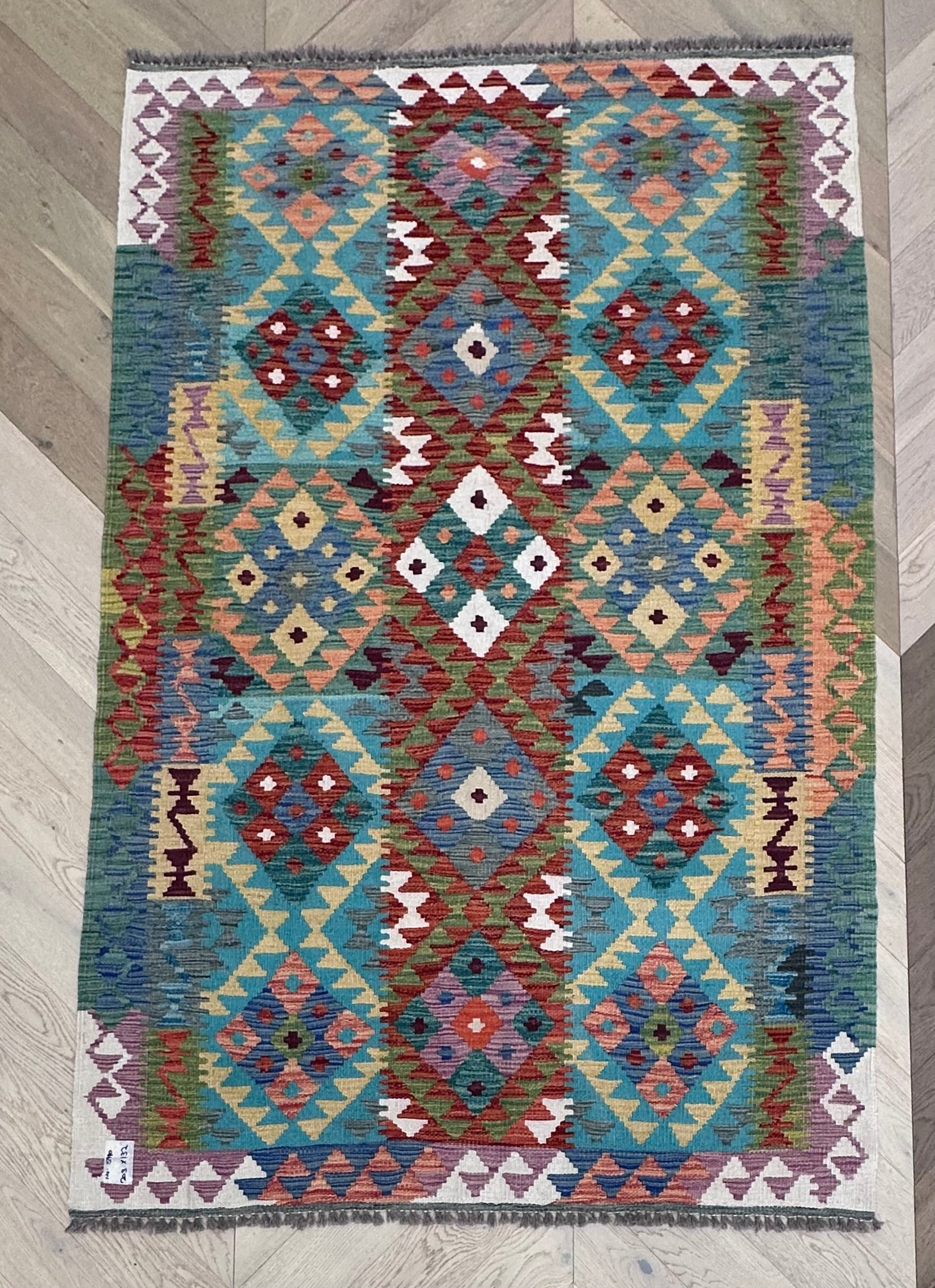 Chobi Afghan Handmade — 2.03 x 1.32