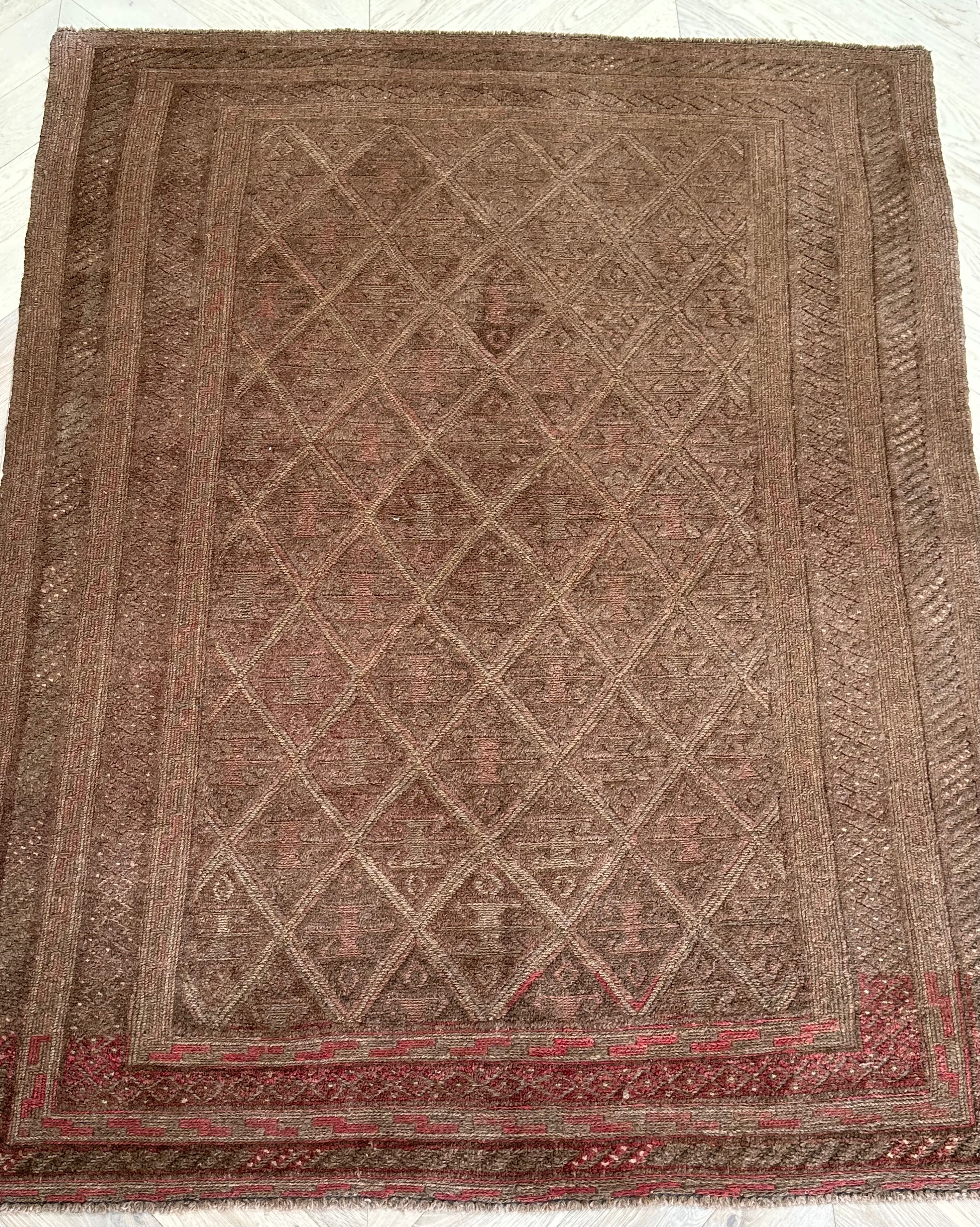 HANDMADE AFGHAN MUSHWANI KILIM | CM|