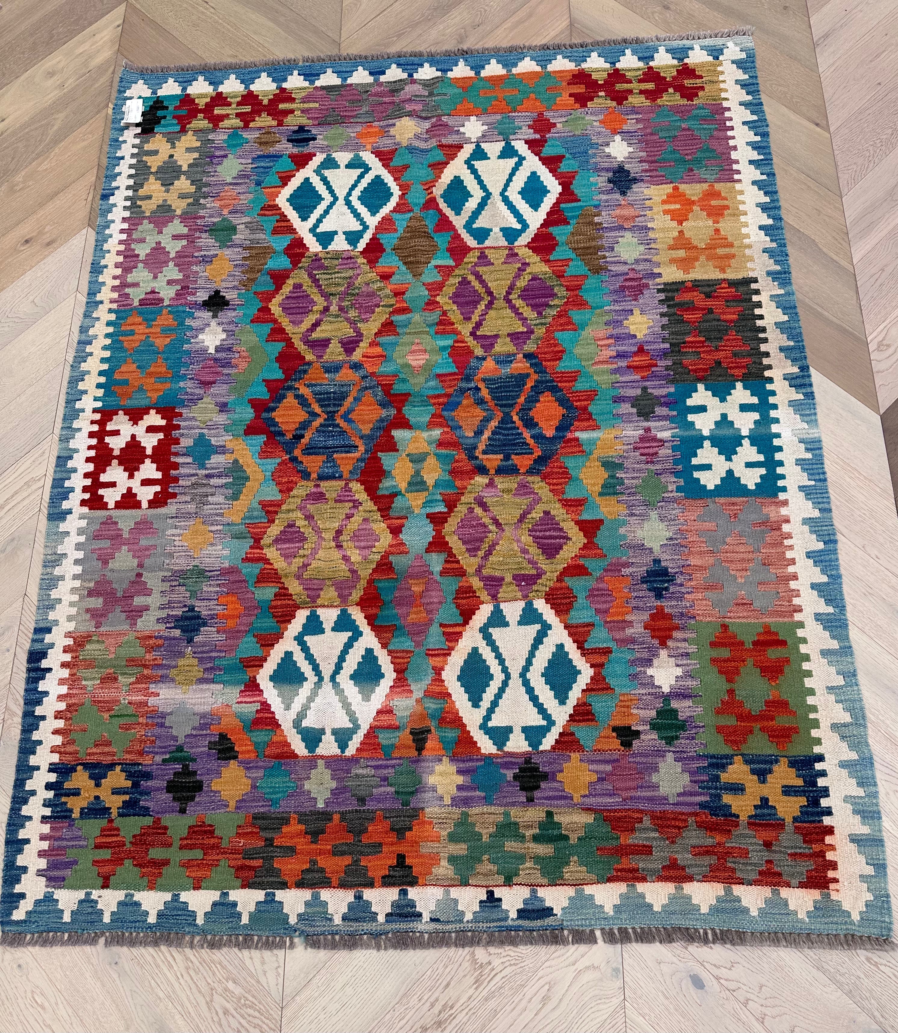 Chobi Afghan Handmade — 1.96 x 1.50