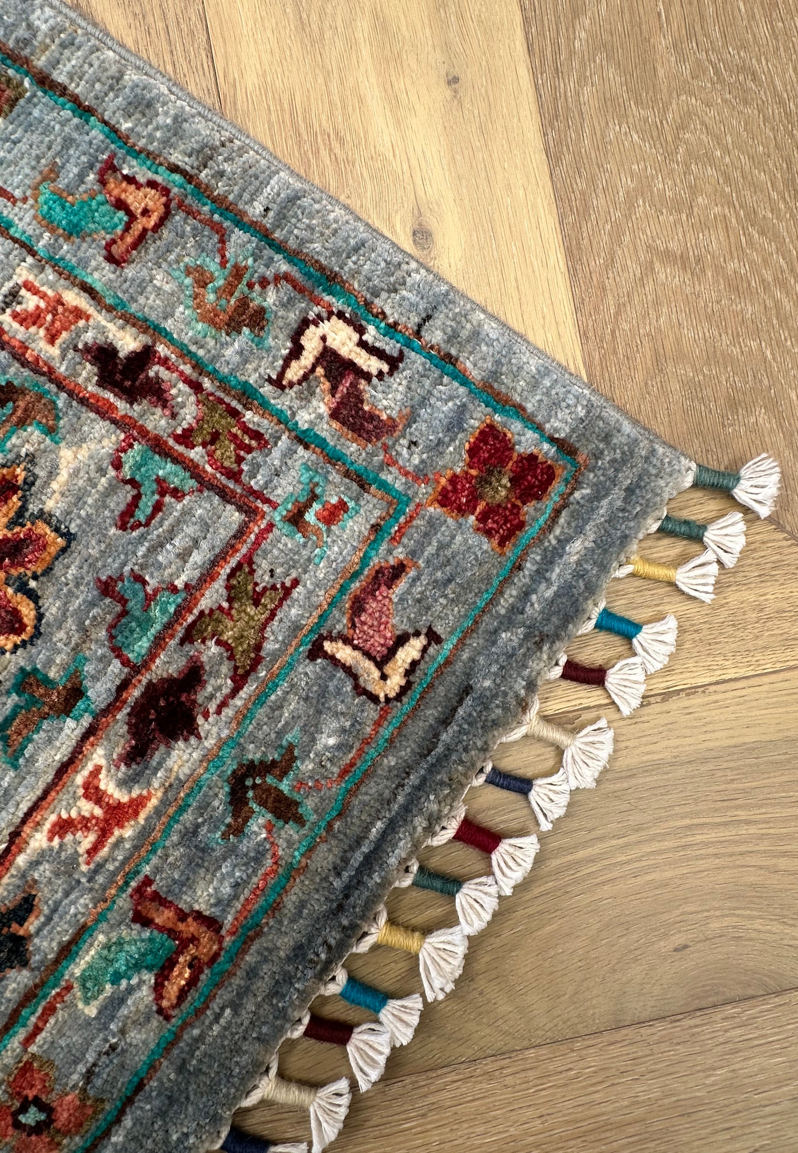 Chobi Afghan Handmade — 3.06 x 2.12