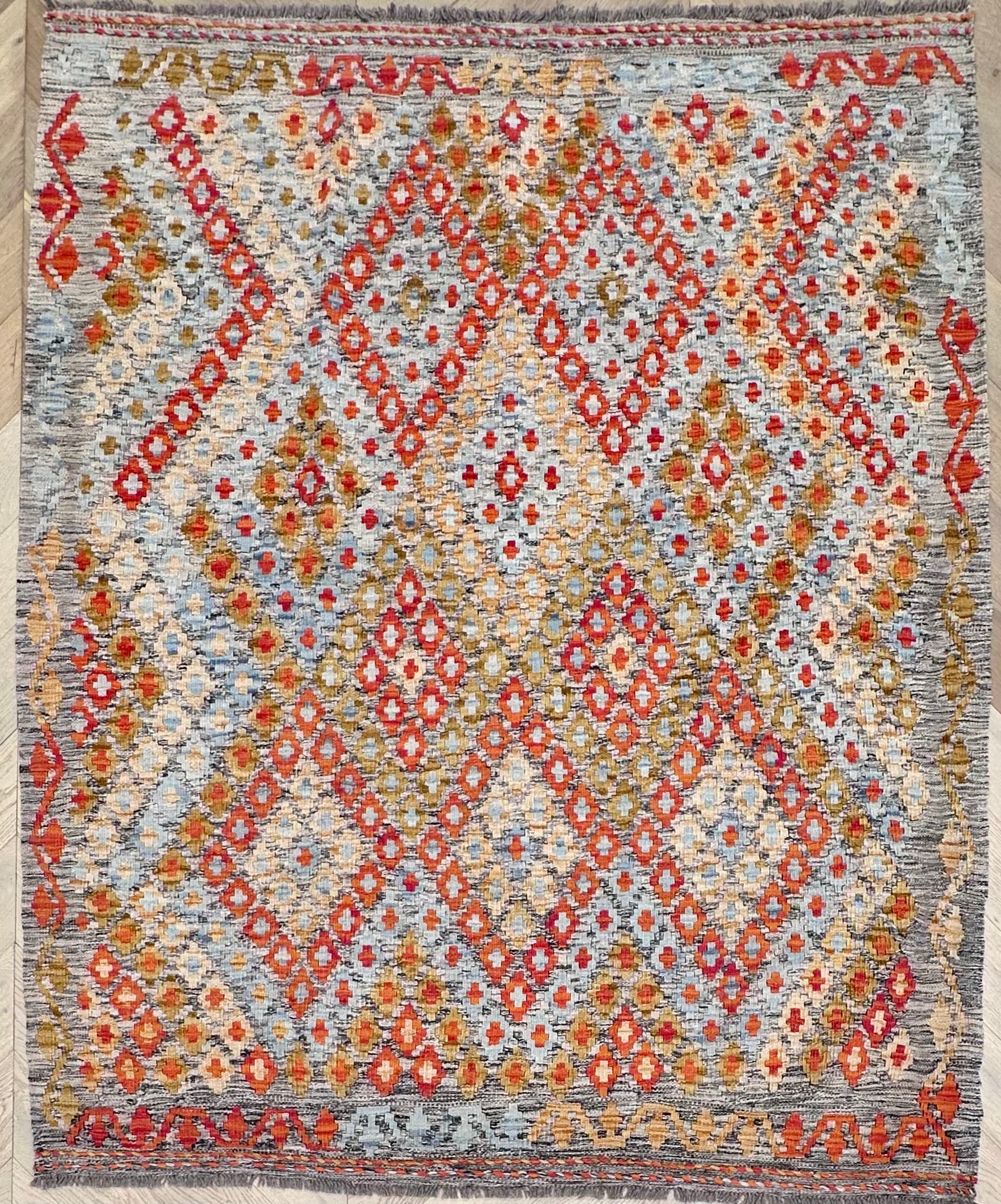 Chobi Afghan Handmade — 1.93 x 1.60