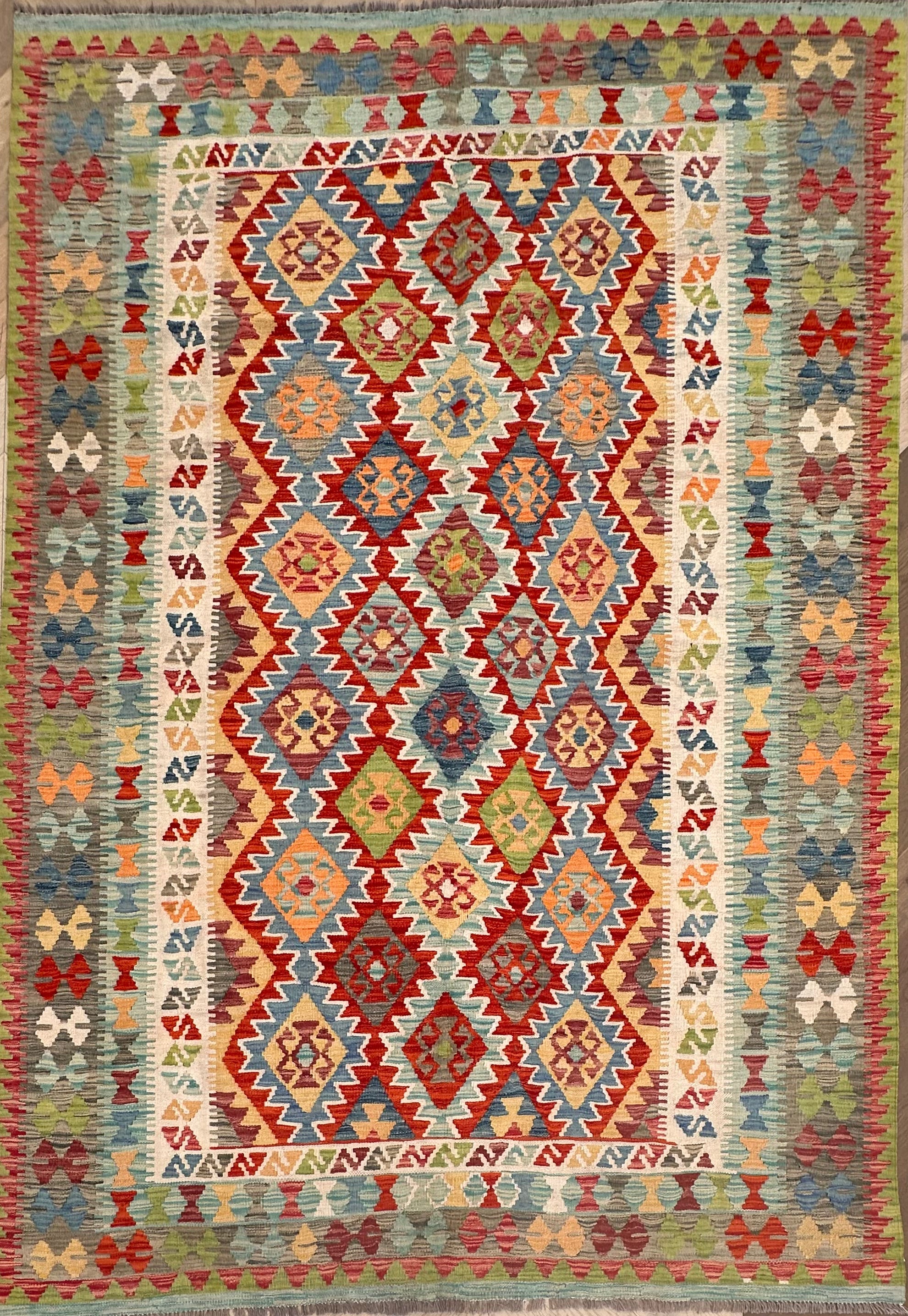 Chobi Afghan Handmade — 2.87 x 2.00