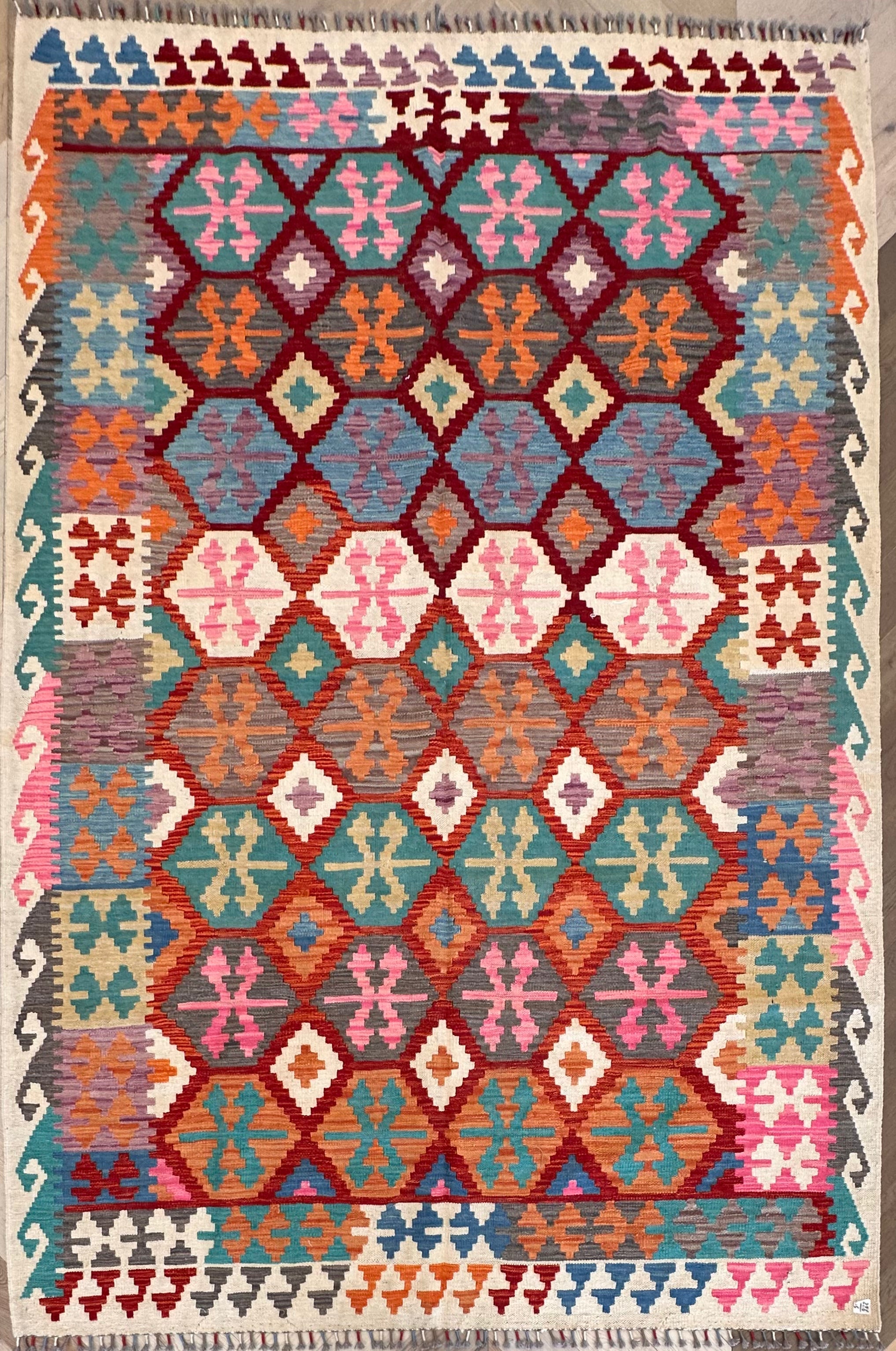 Chobi Afghan Handmade — 2.90 x 1.96