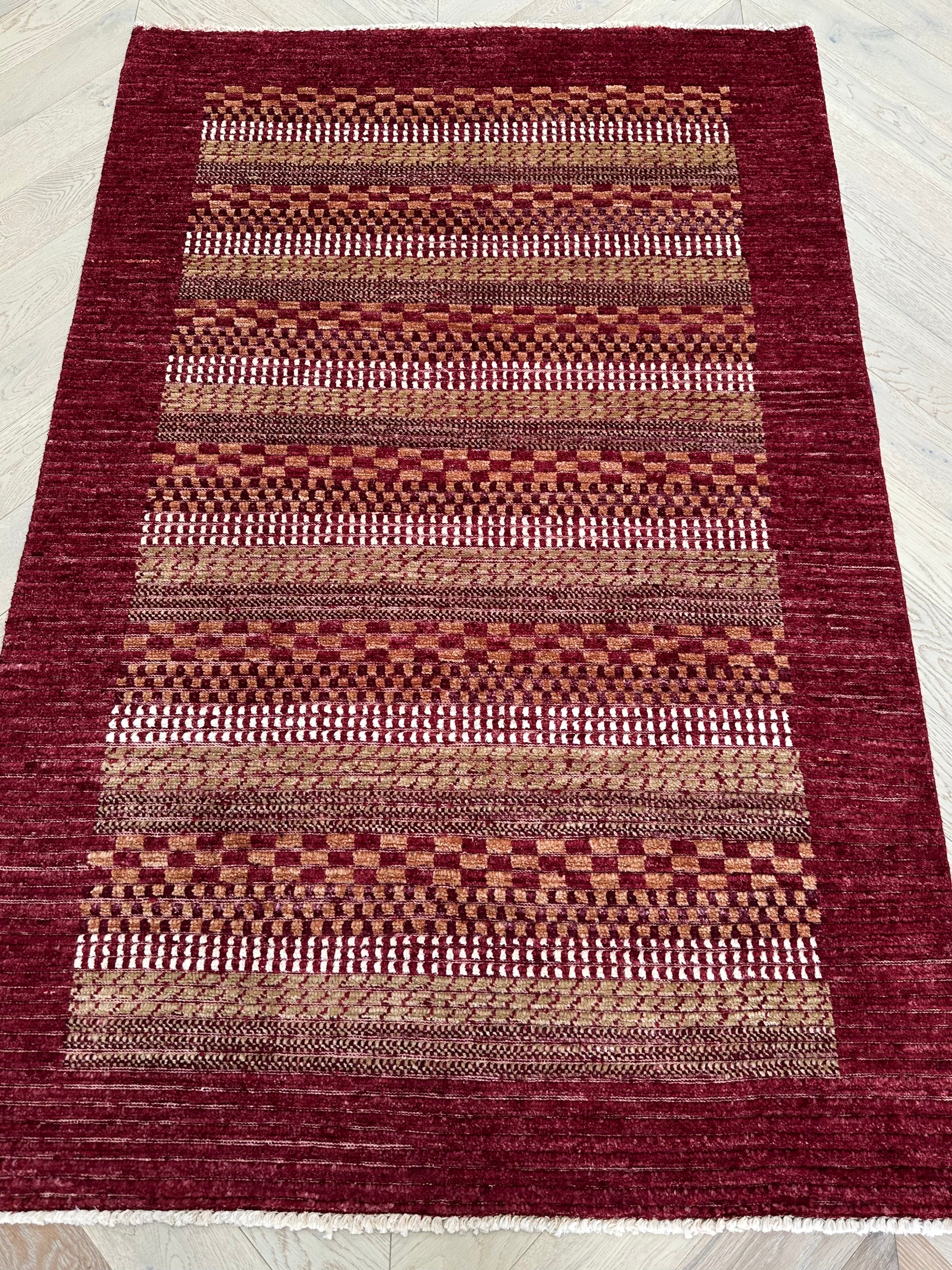 HANDMADE AFGHAN MUSHWANI KILIM | CM|