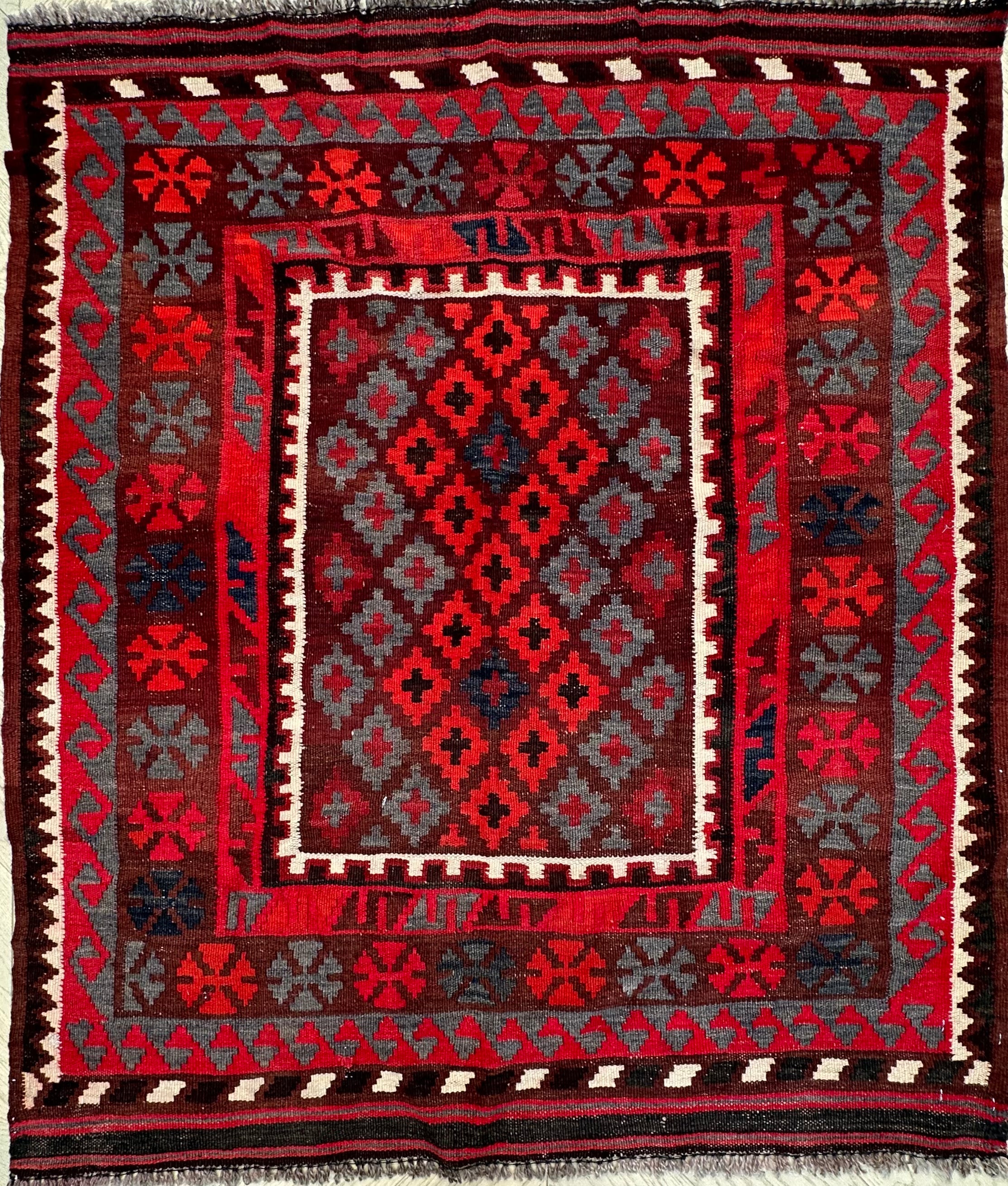 Chobi Afghan Handmade — 1.18 x 1.03