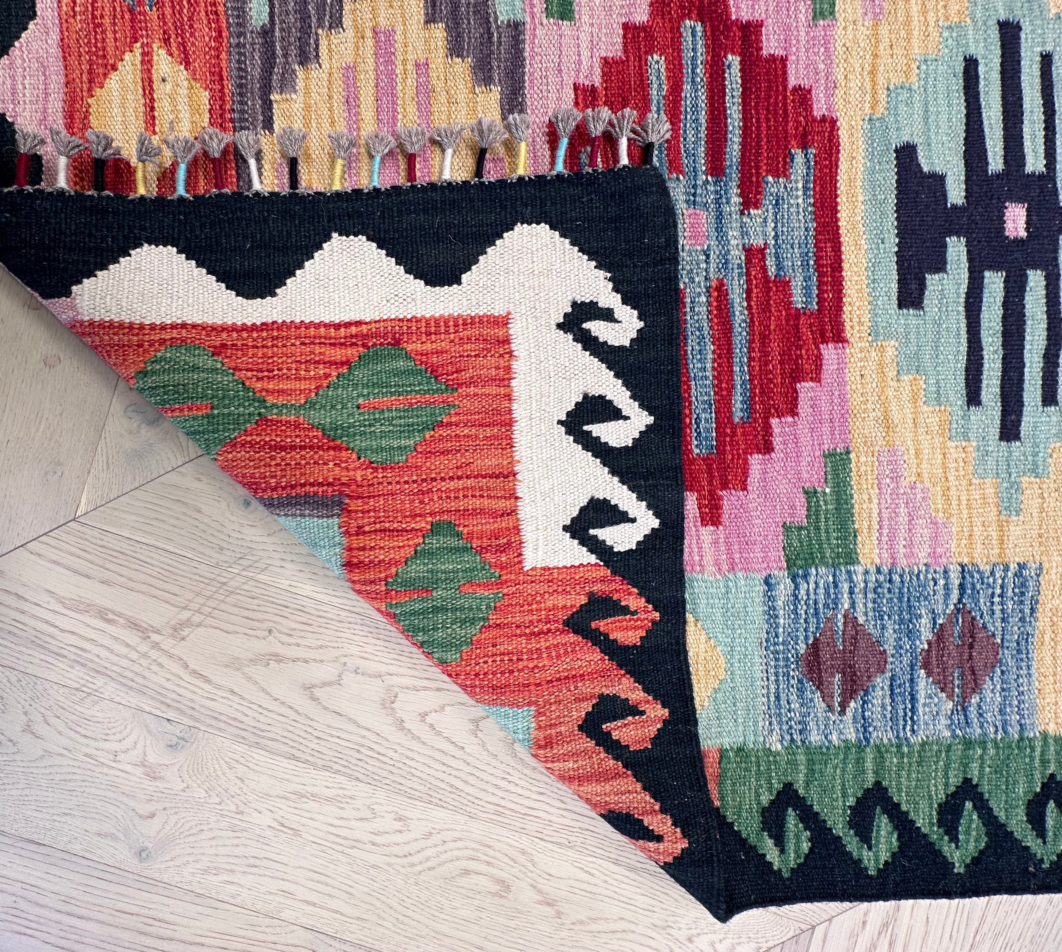 Chobi Afghan Handmade — 2.03 x 1.47
