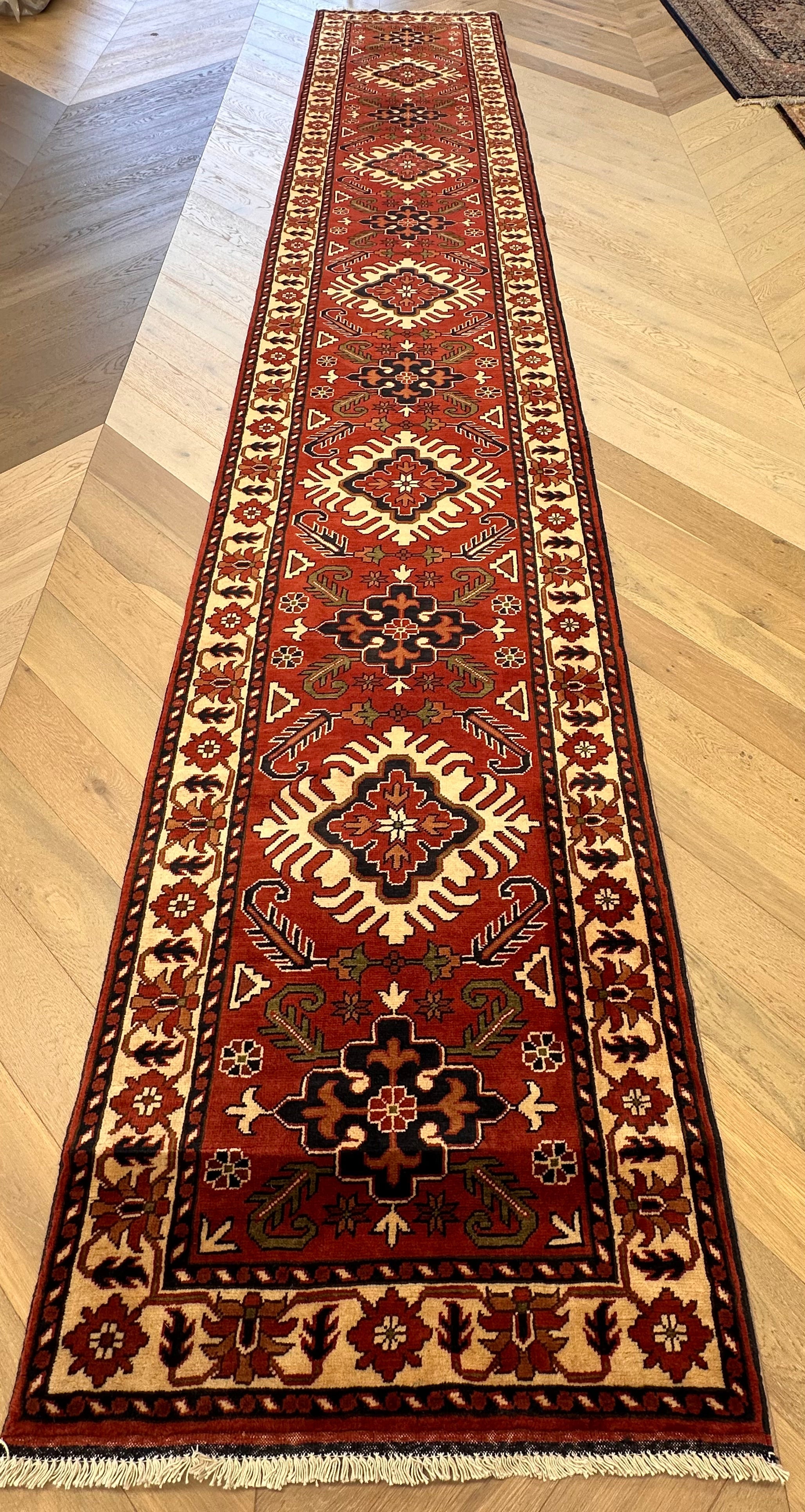 Chobi Afghan Handmade — 5.00 x 0.82