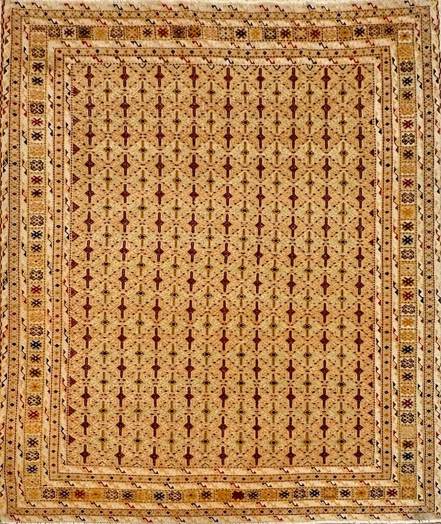HANDMADE AFGHAN MUSHWANI KILIM | CM|