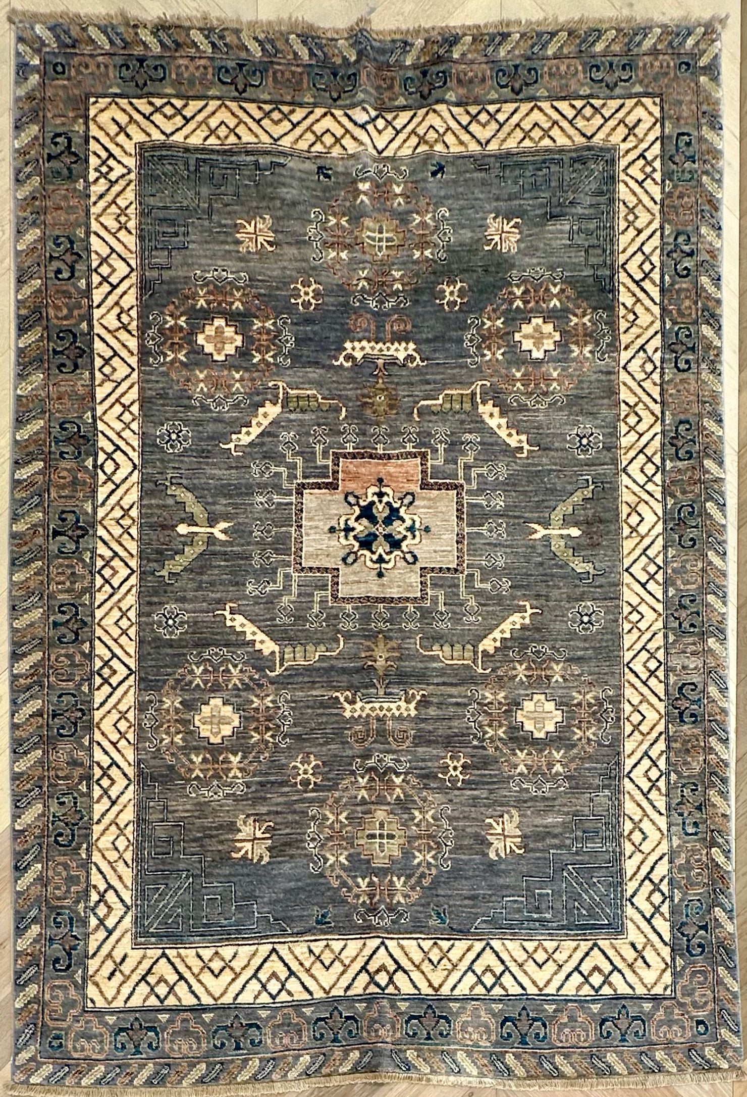 Afghan handmade rug,Chobi. Size:240x167 cm