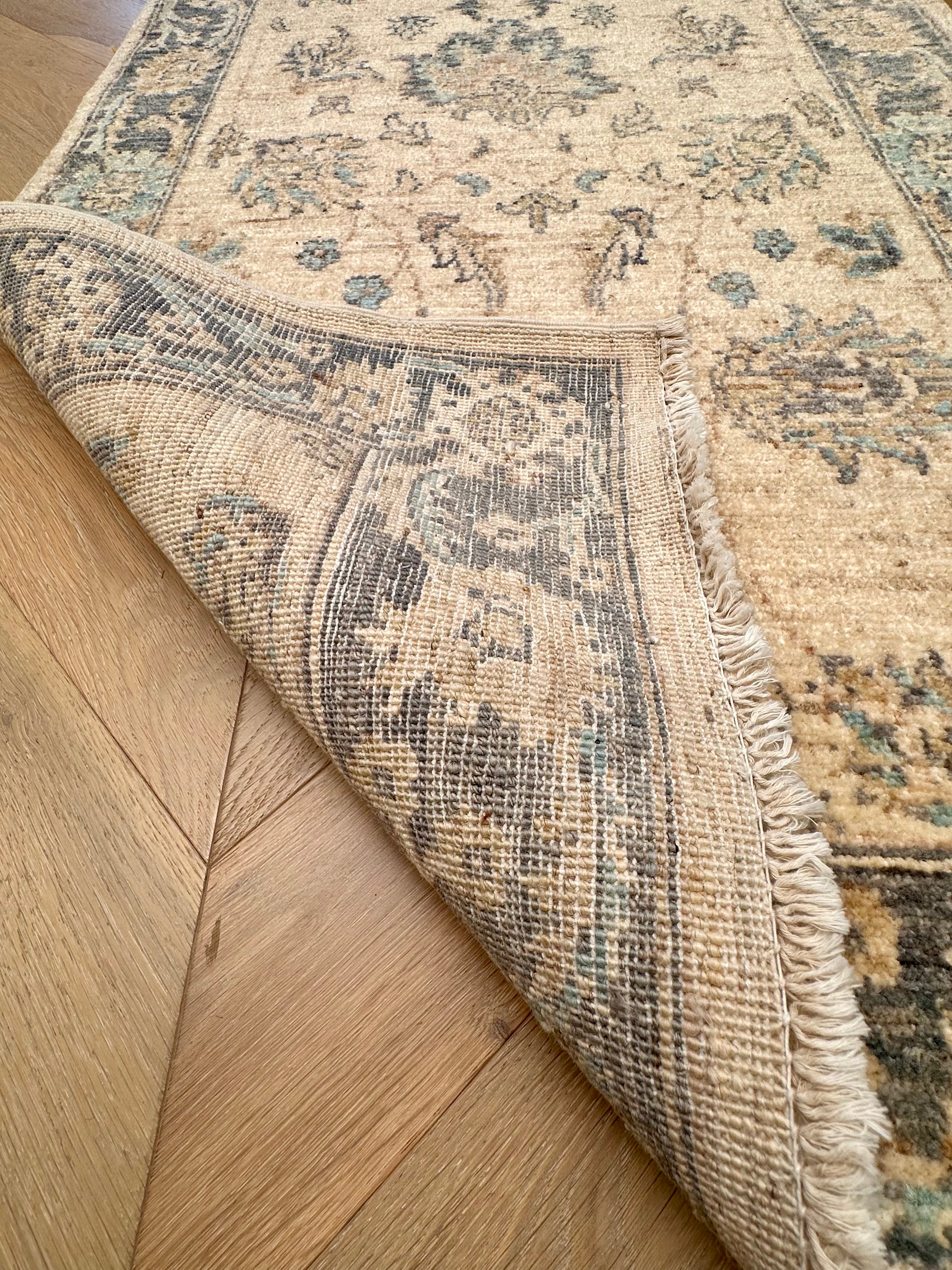Chobi Afghan Handmade — 2.86 x 0.81