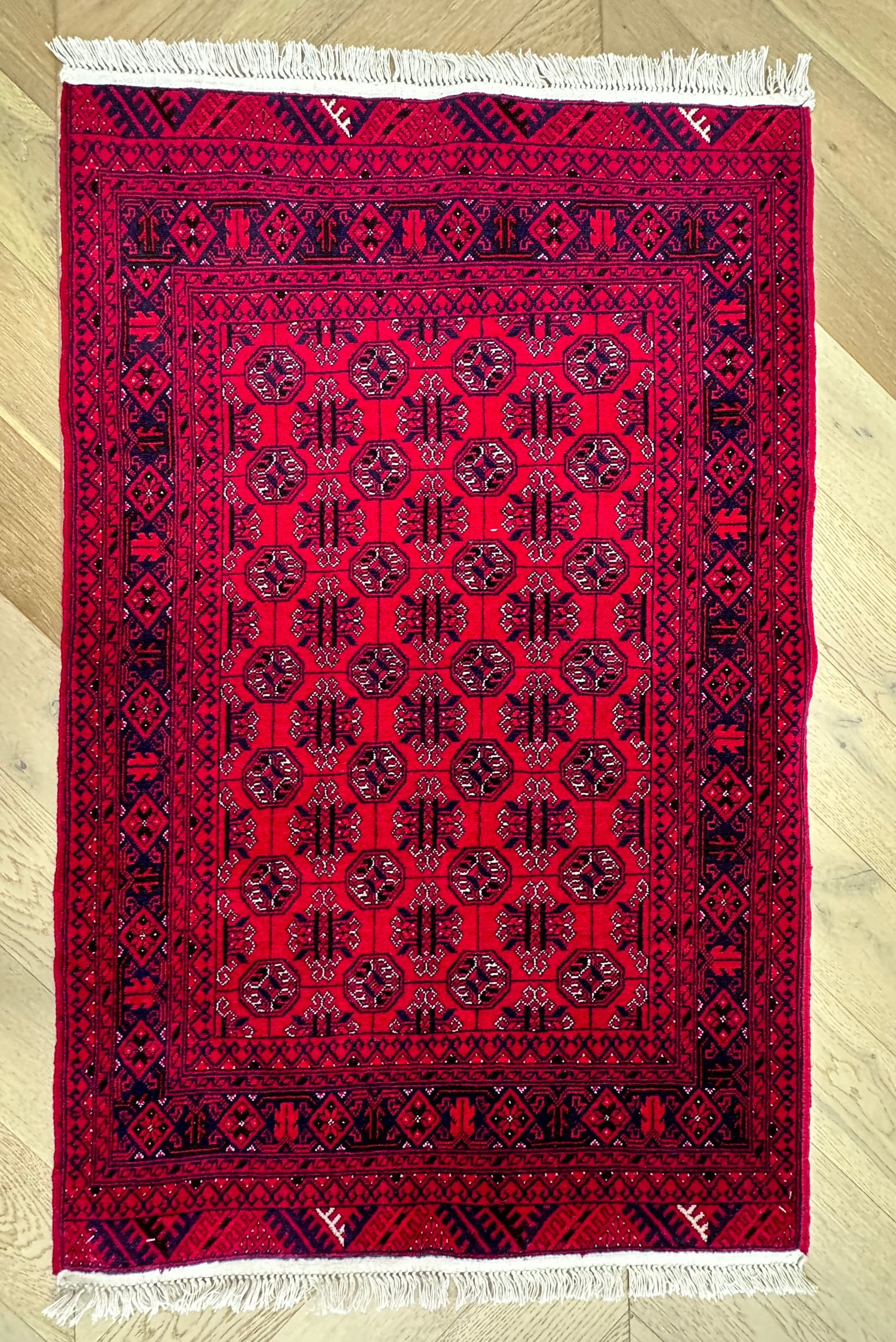 Red Afghan Handmade